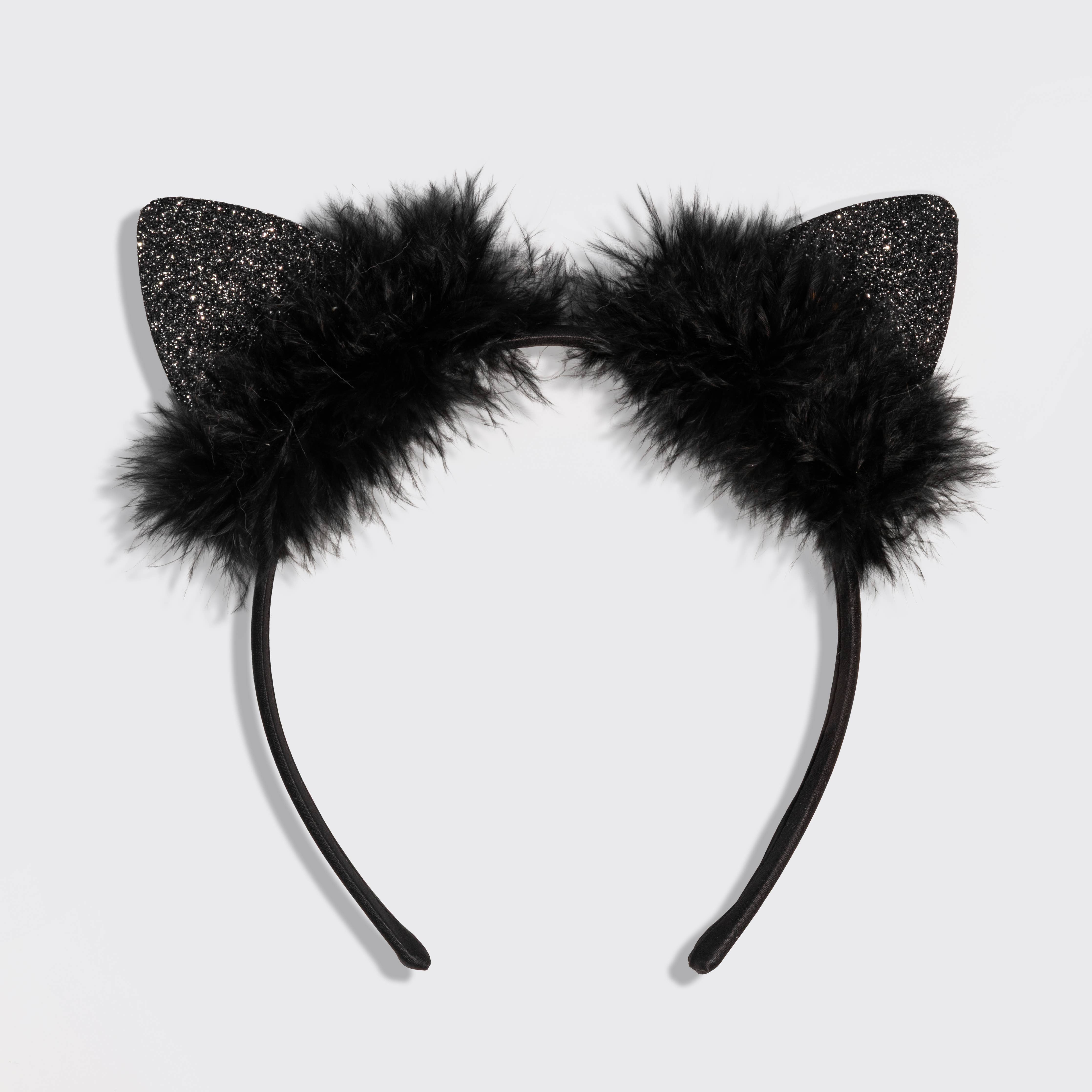 Satin Cat Ears Headband