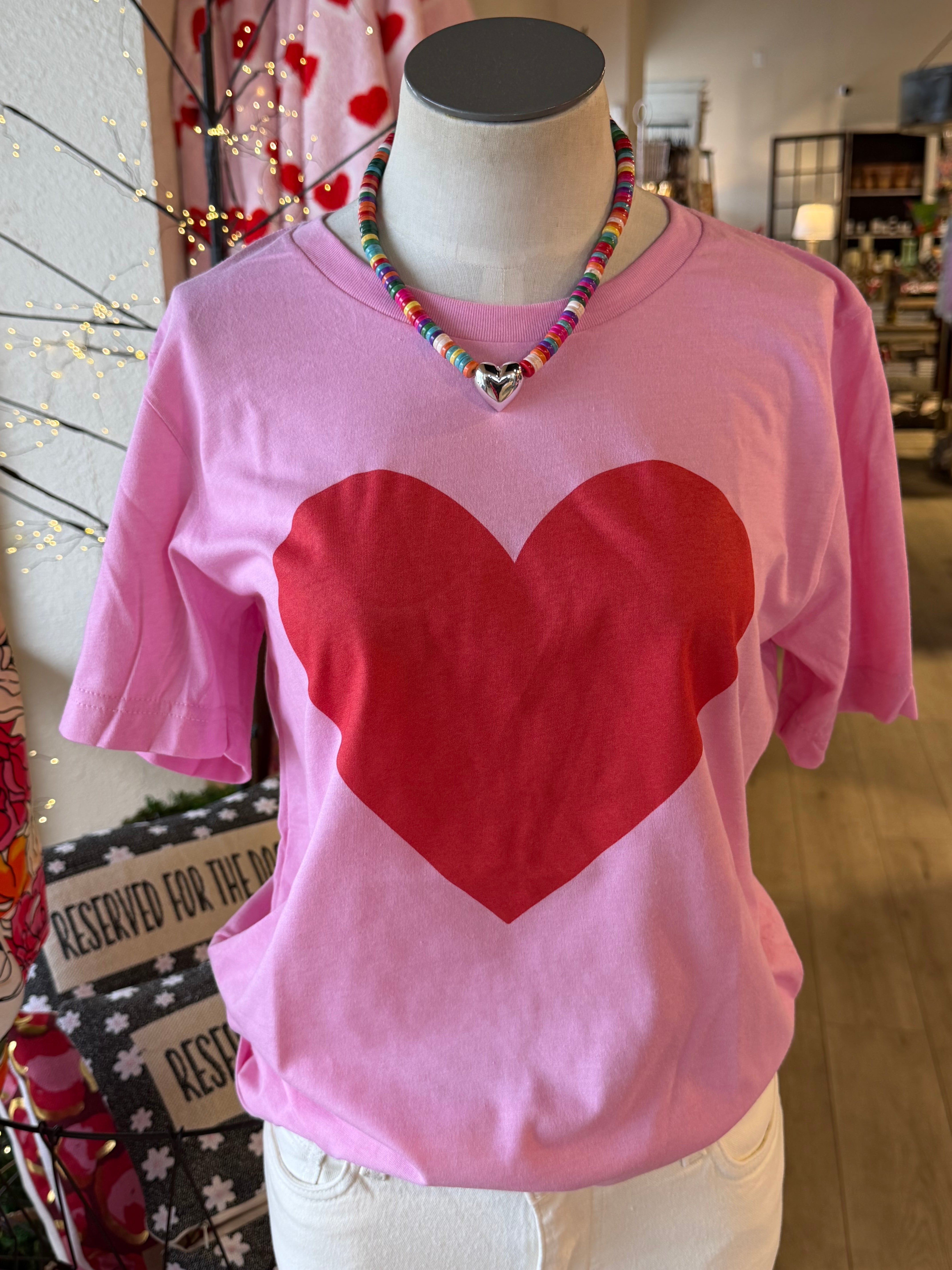 Big Heart Tee- 2 Colors