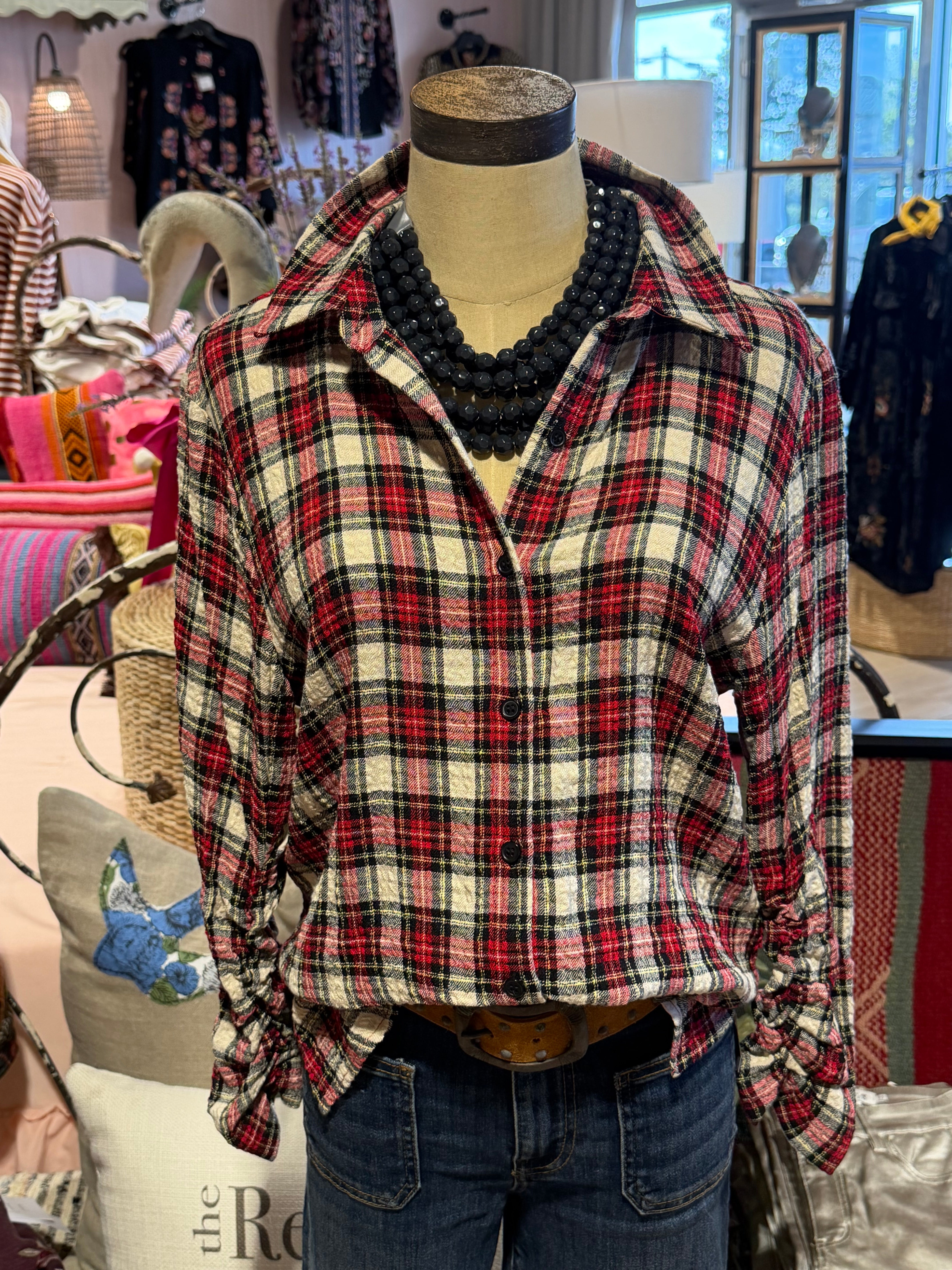 Legacy Plaid Top