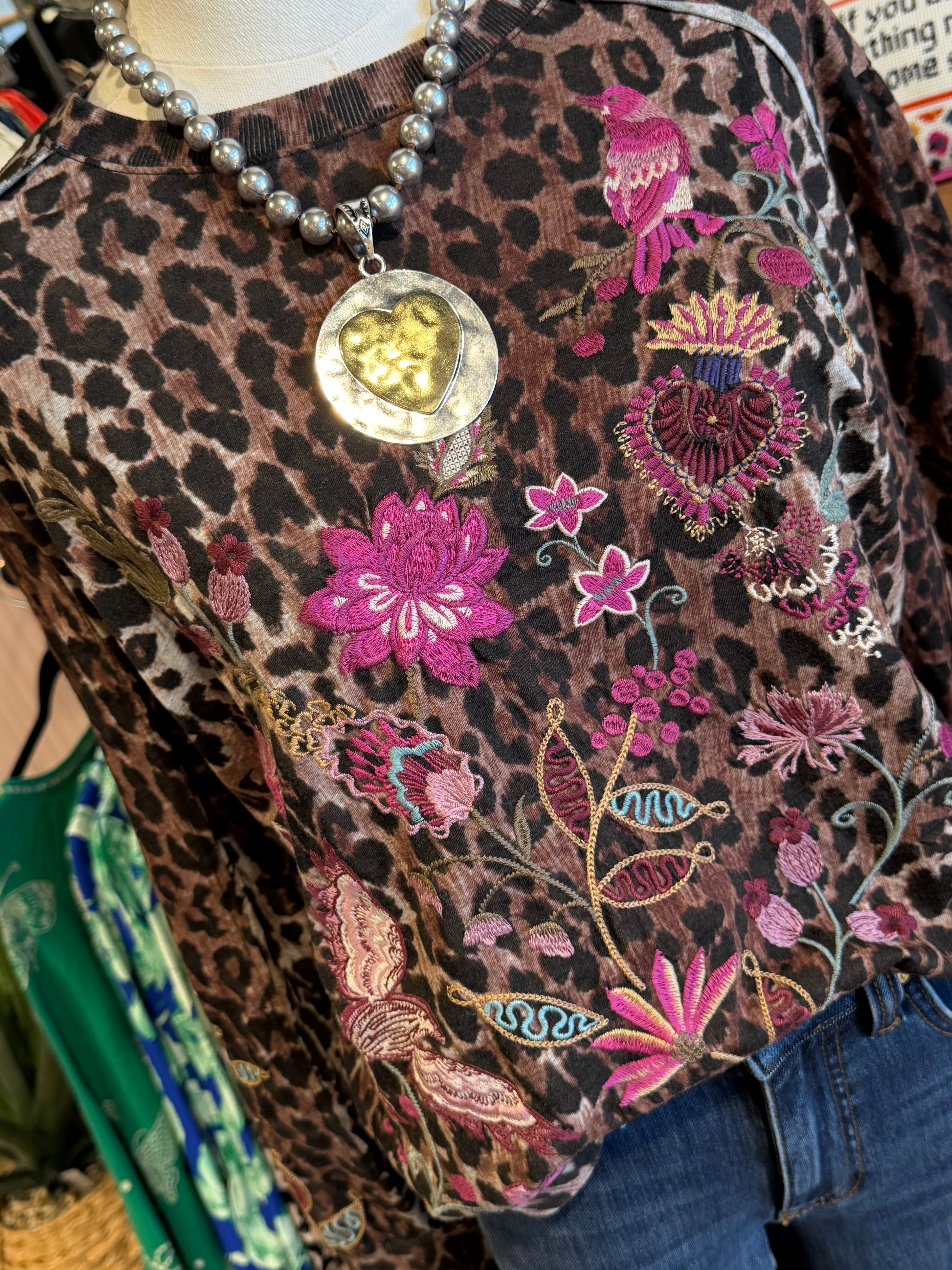 Penelope Leopard Pullover