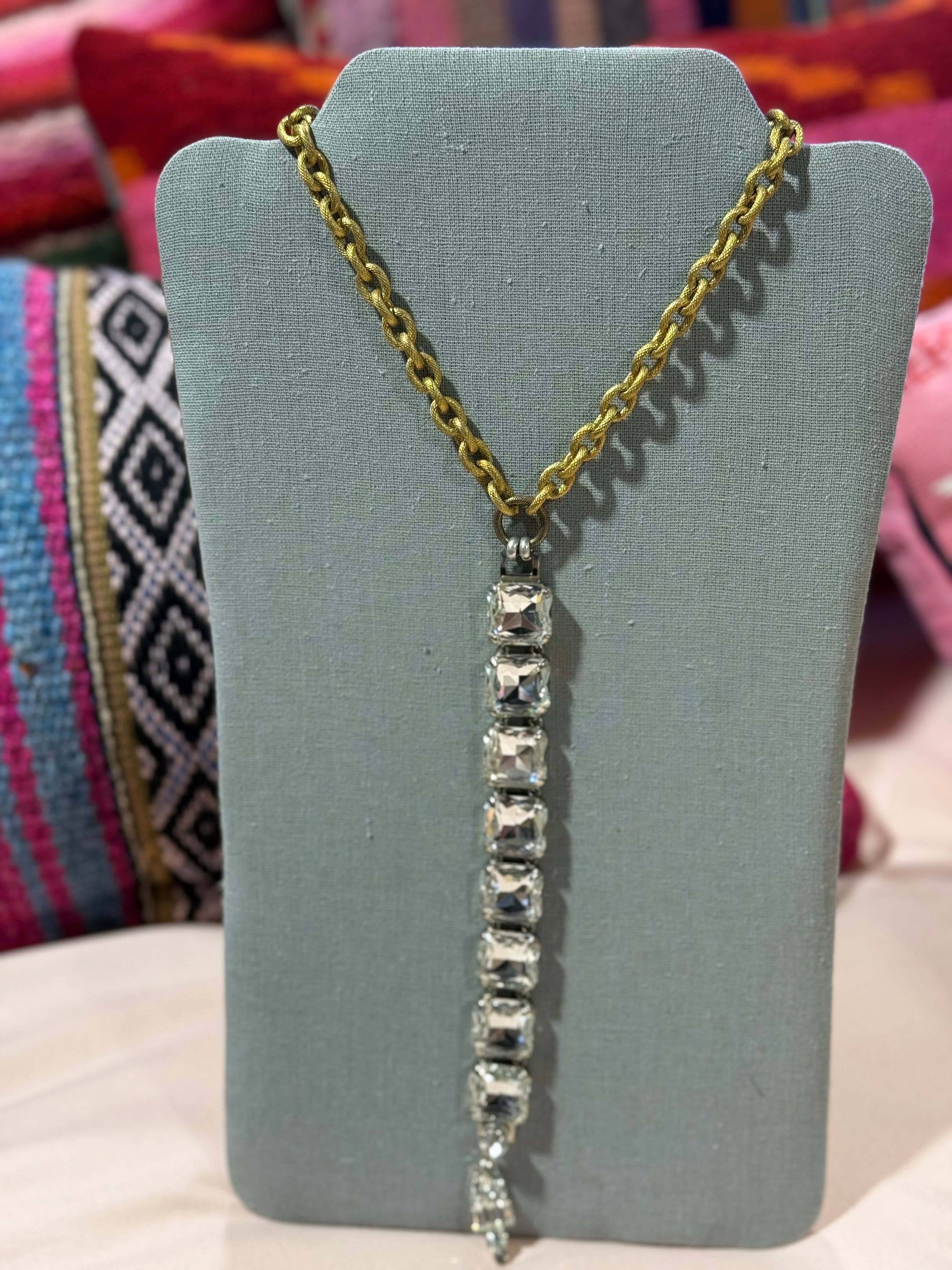 Runaway Rhinestone Necklace