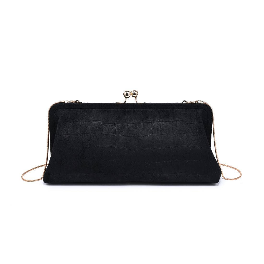 Kristin - Faux Suede Clutch