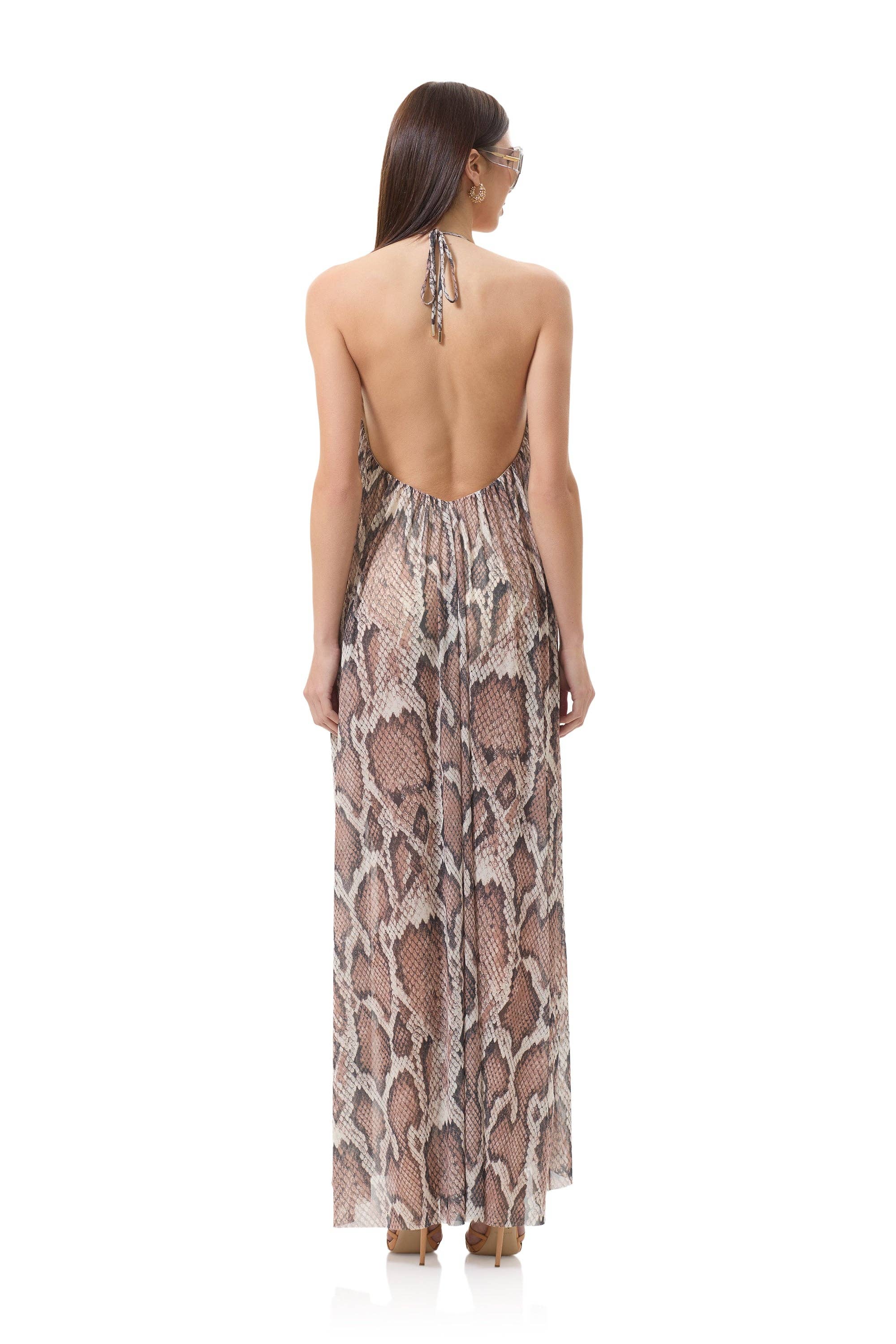 Mist Dress - Natural Snake