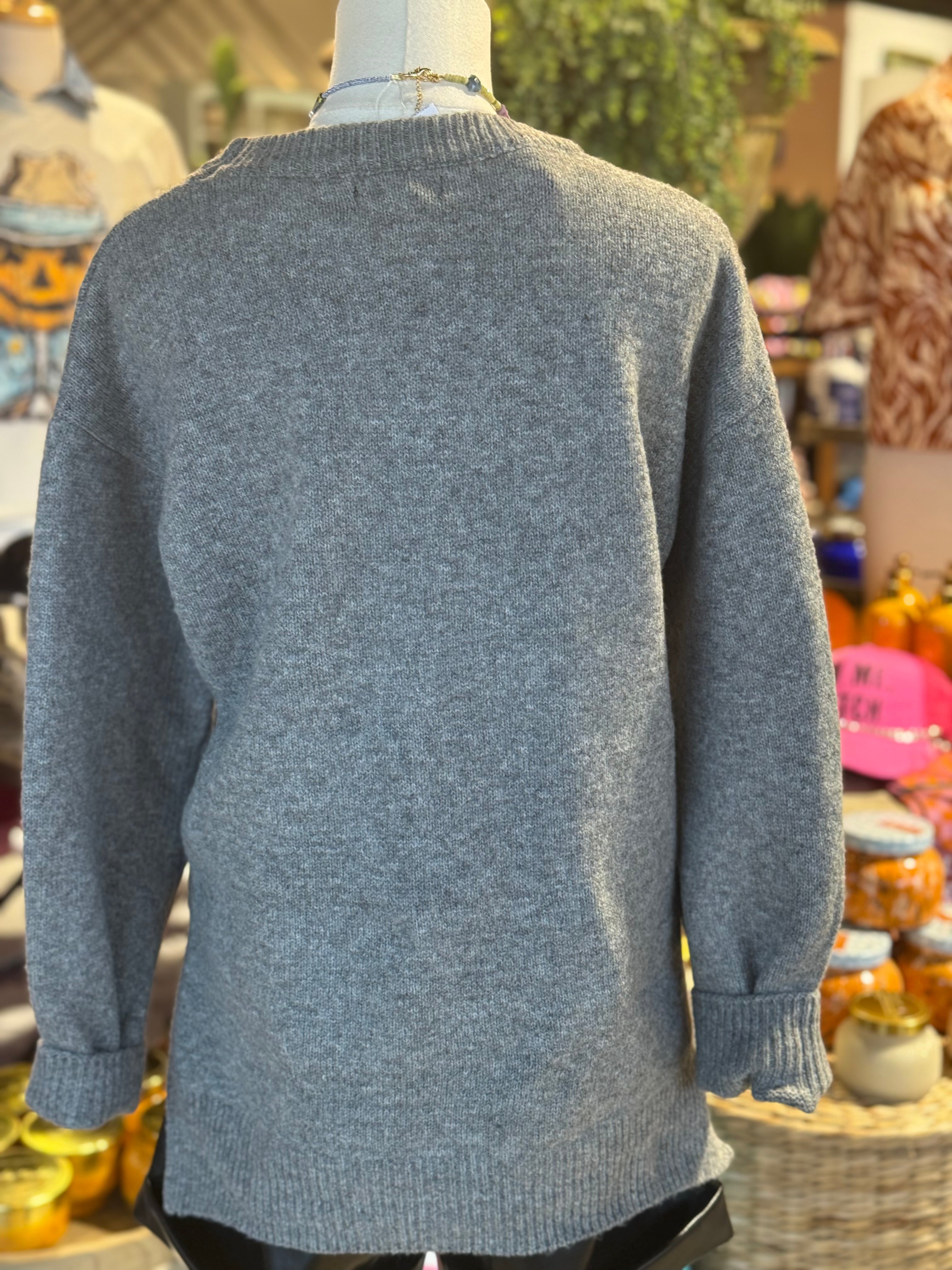 Delia Floral Sweater