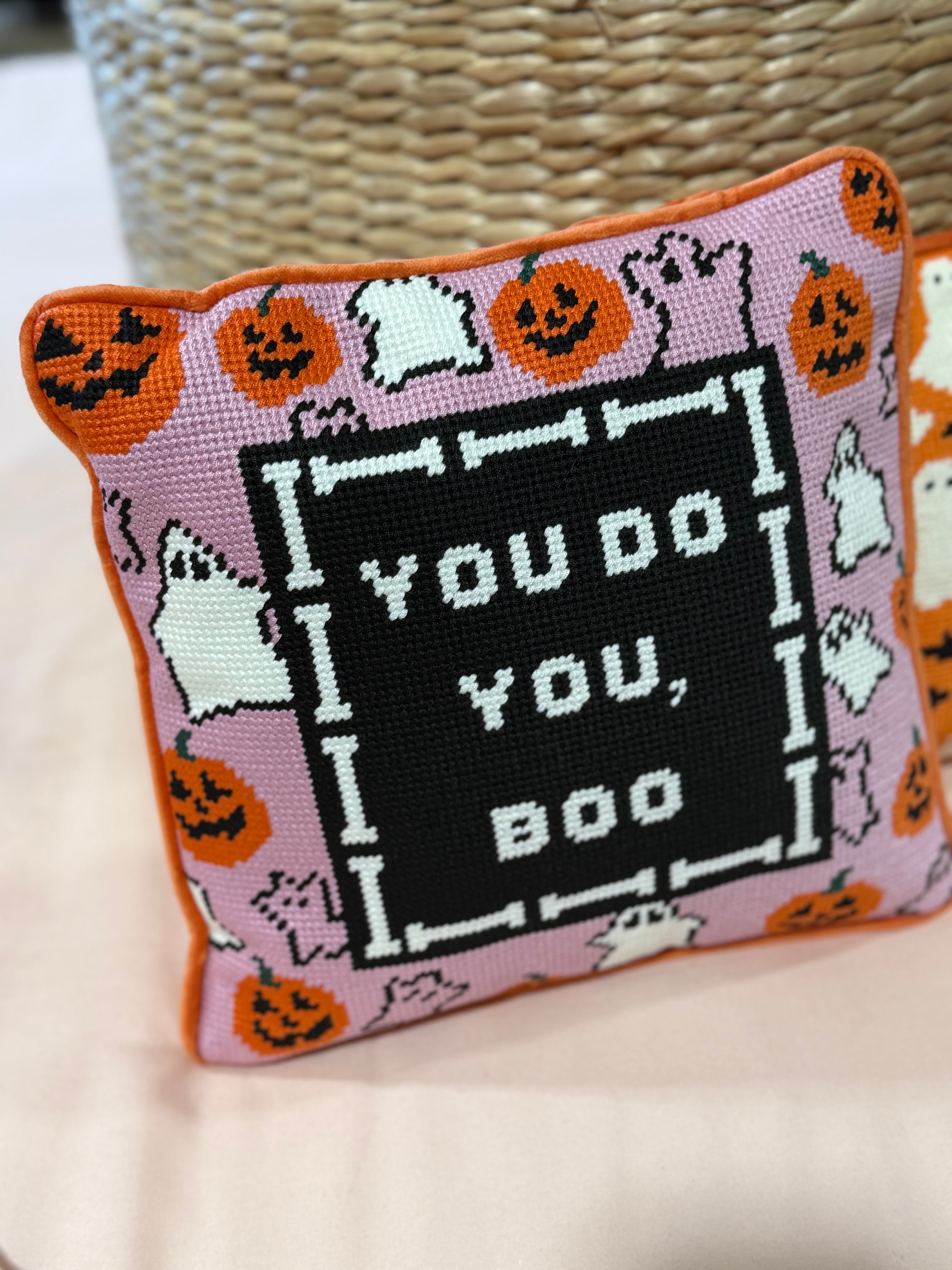 Haunting Needlepoint Pillows