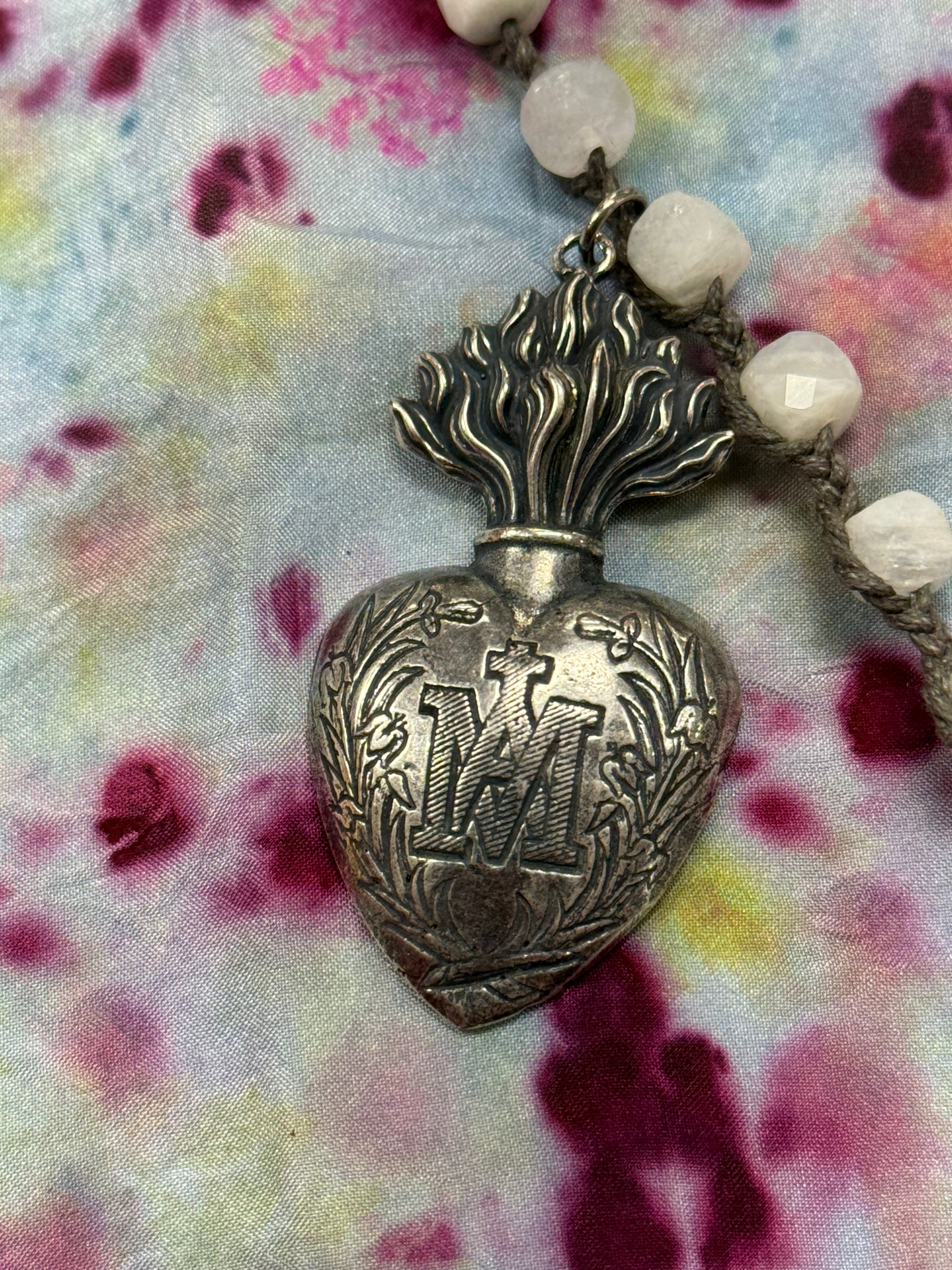 Multi Sacred Heart Necklace