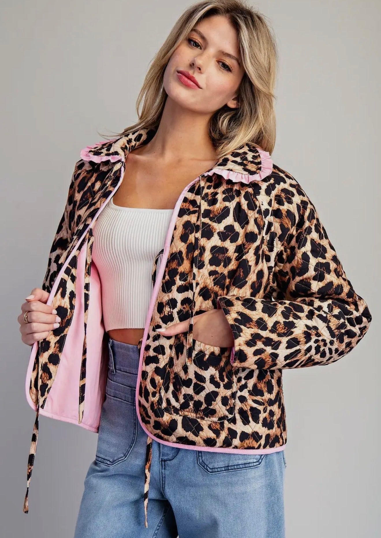 Wendy Leopard Jacket