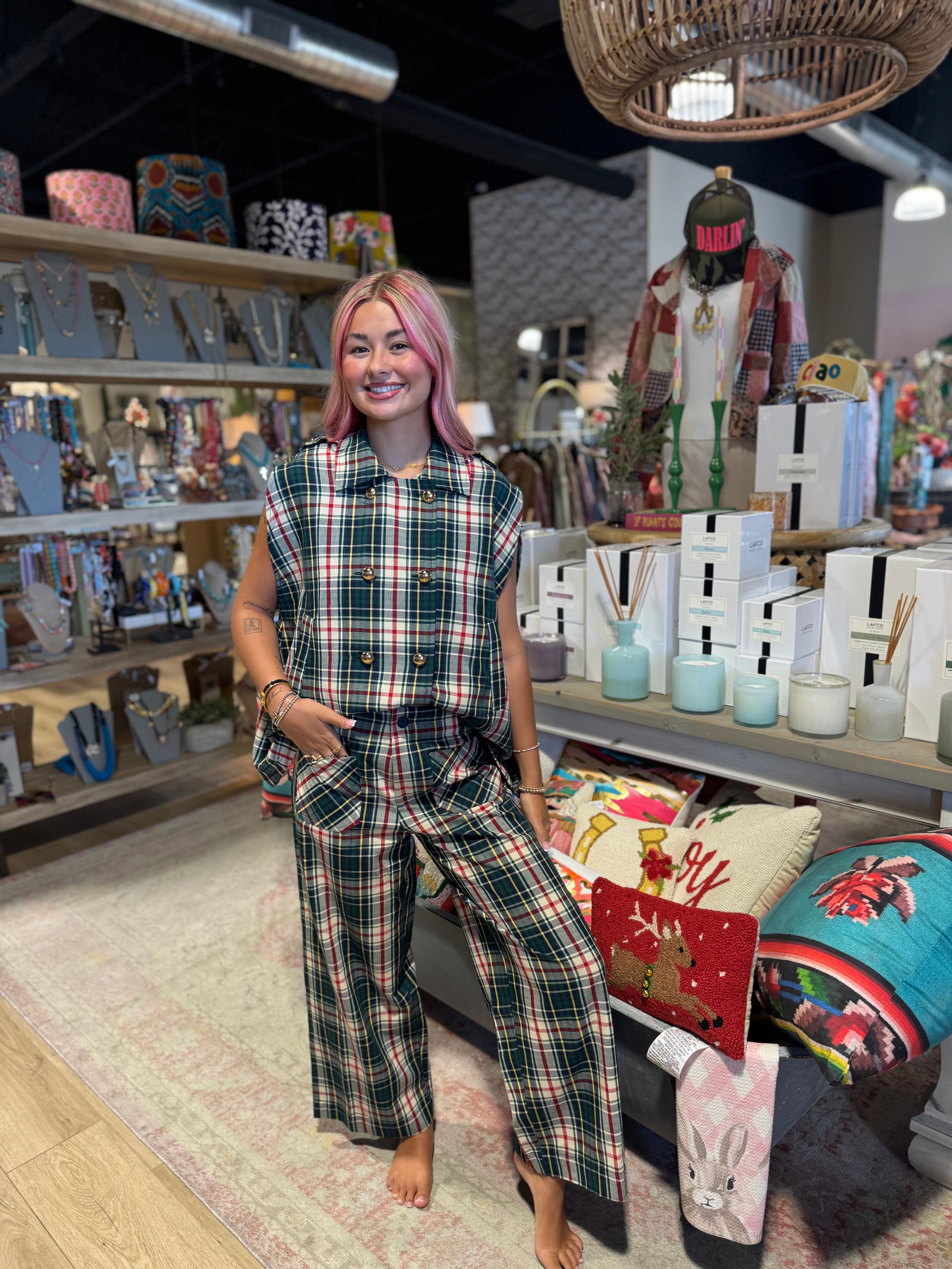 Kayla Paid Pant Set ( sold separately)