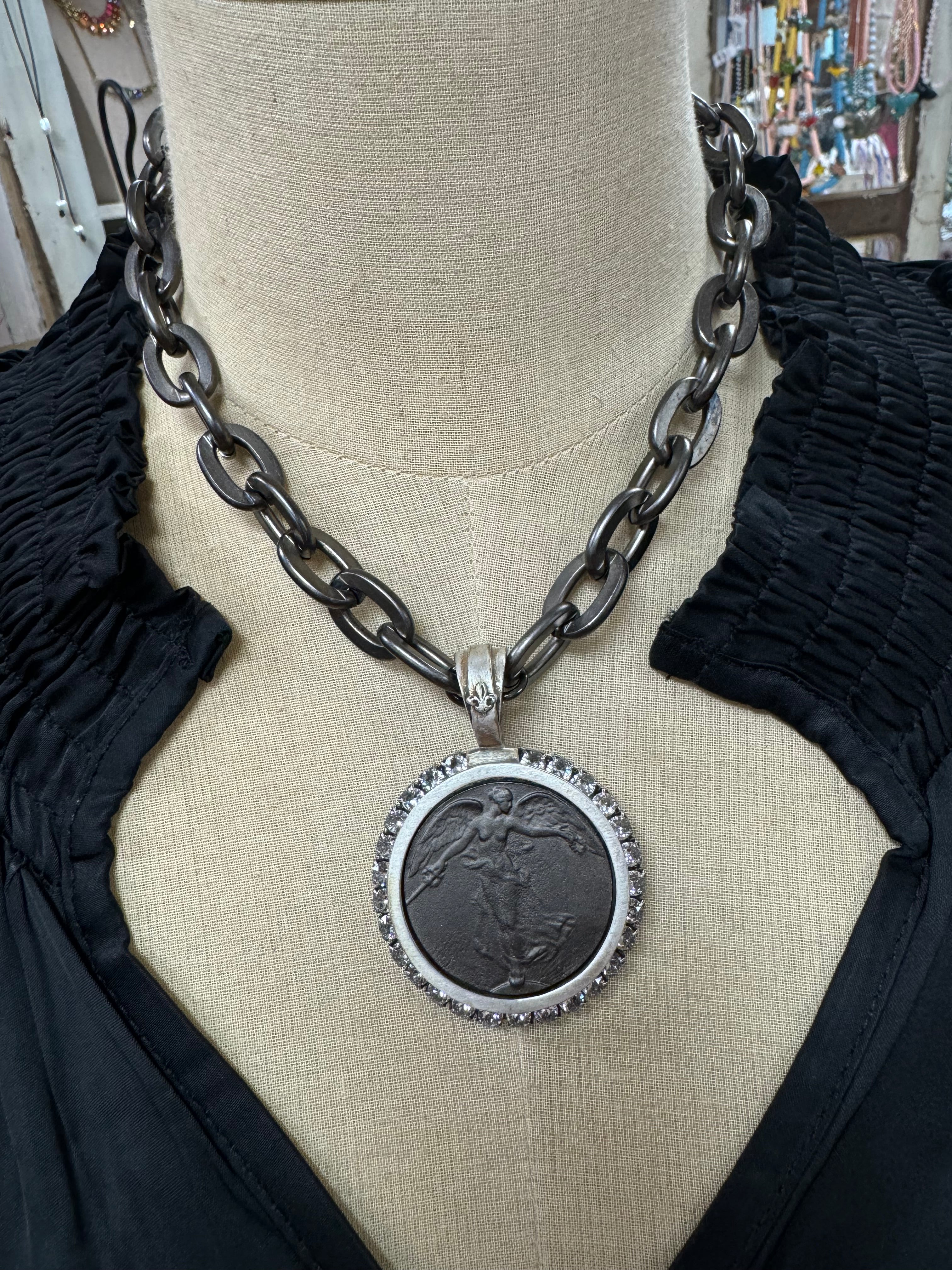 Angel Graphite Necklace