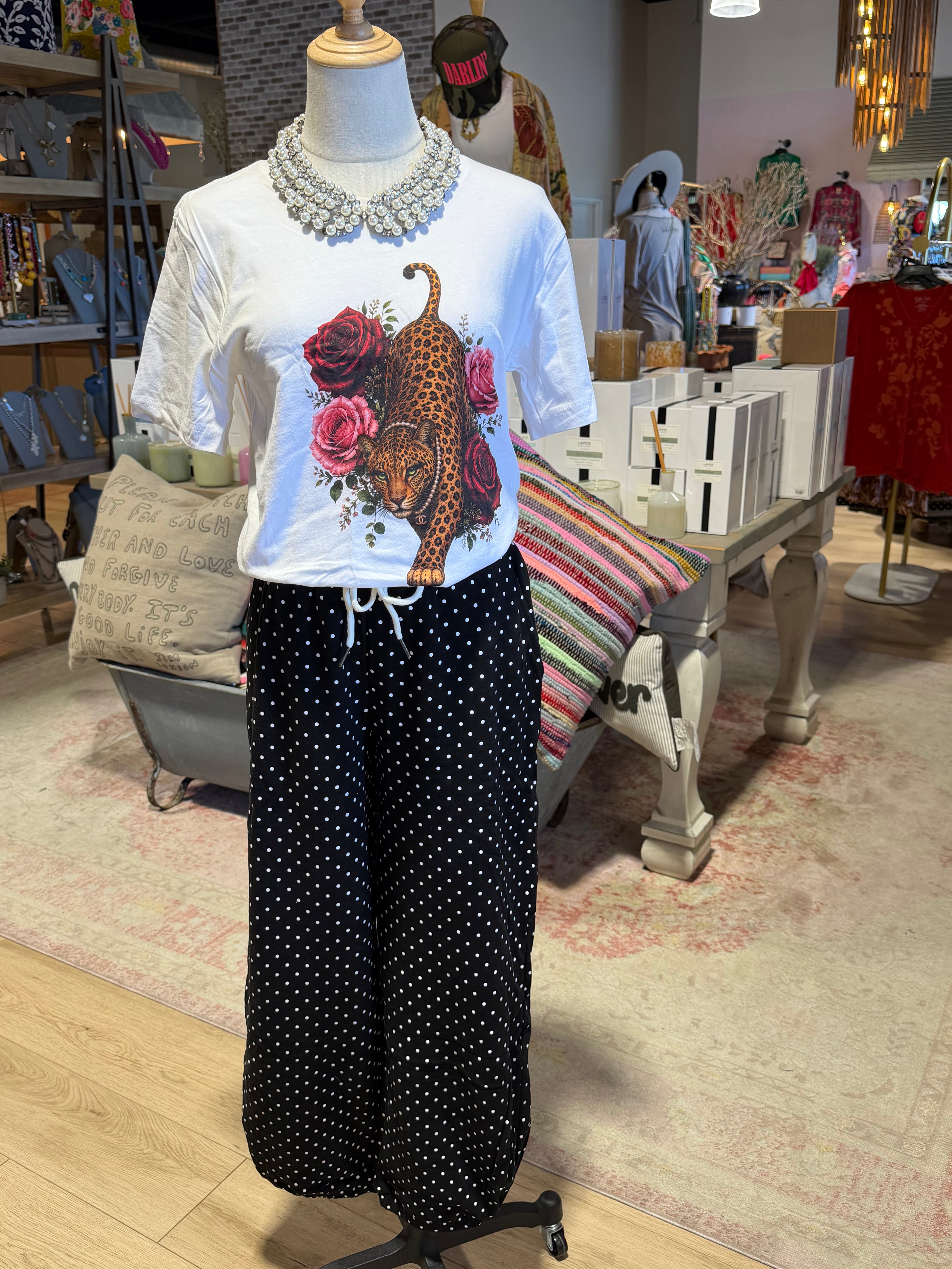 Polka Dot Lounge Pants