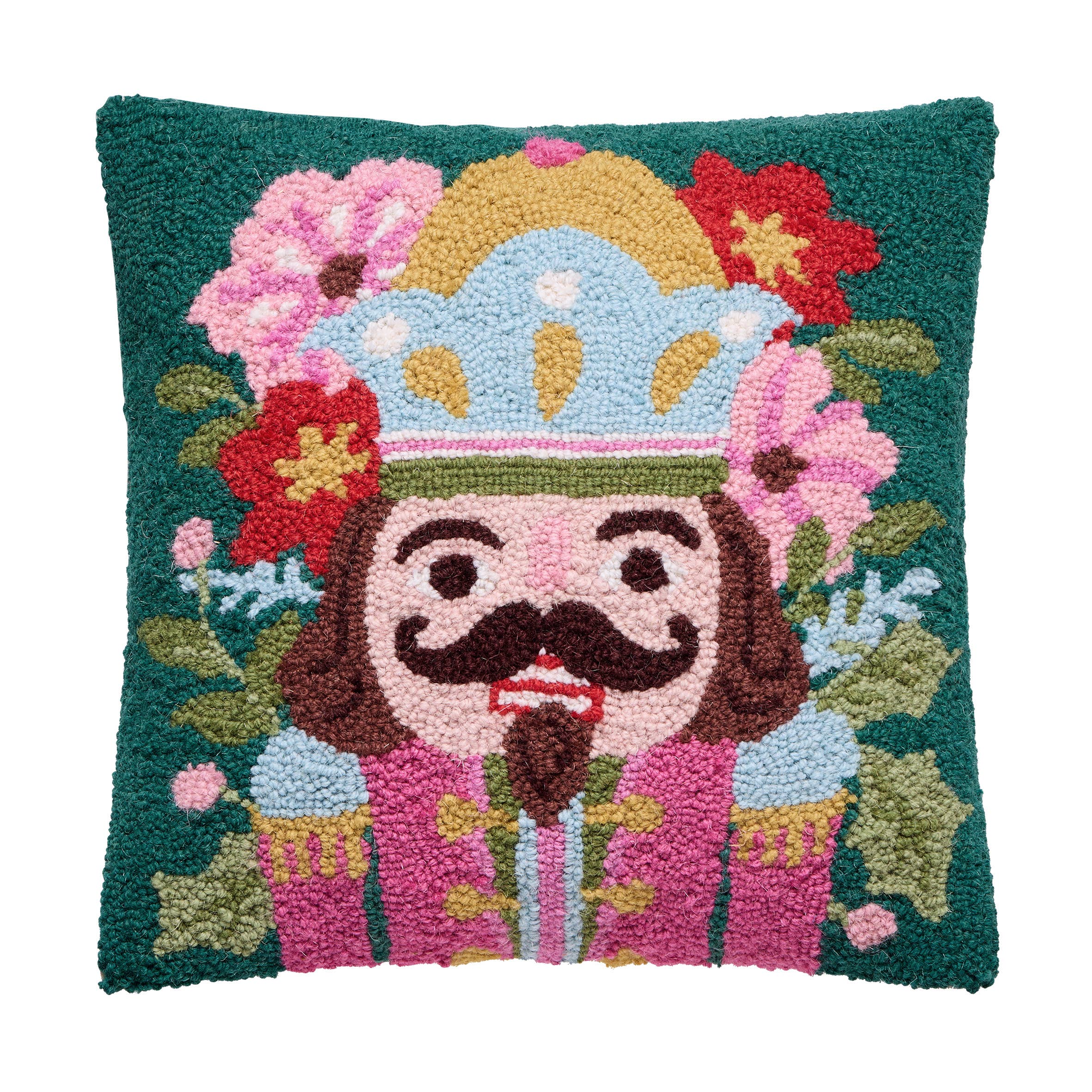Holiday Nutcracker Hook Pillow