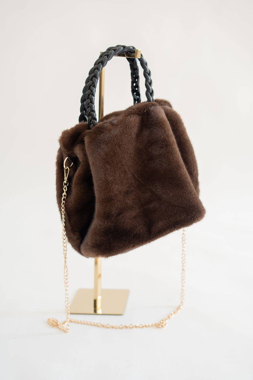 Heather Faux Fur Handbag- WS