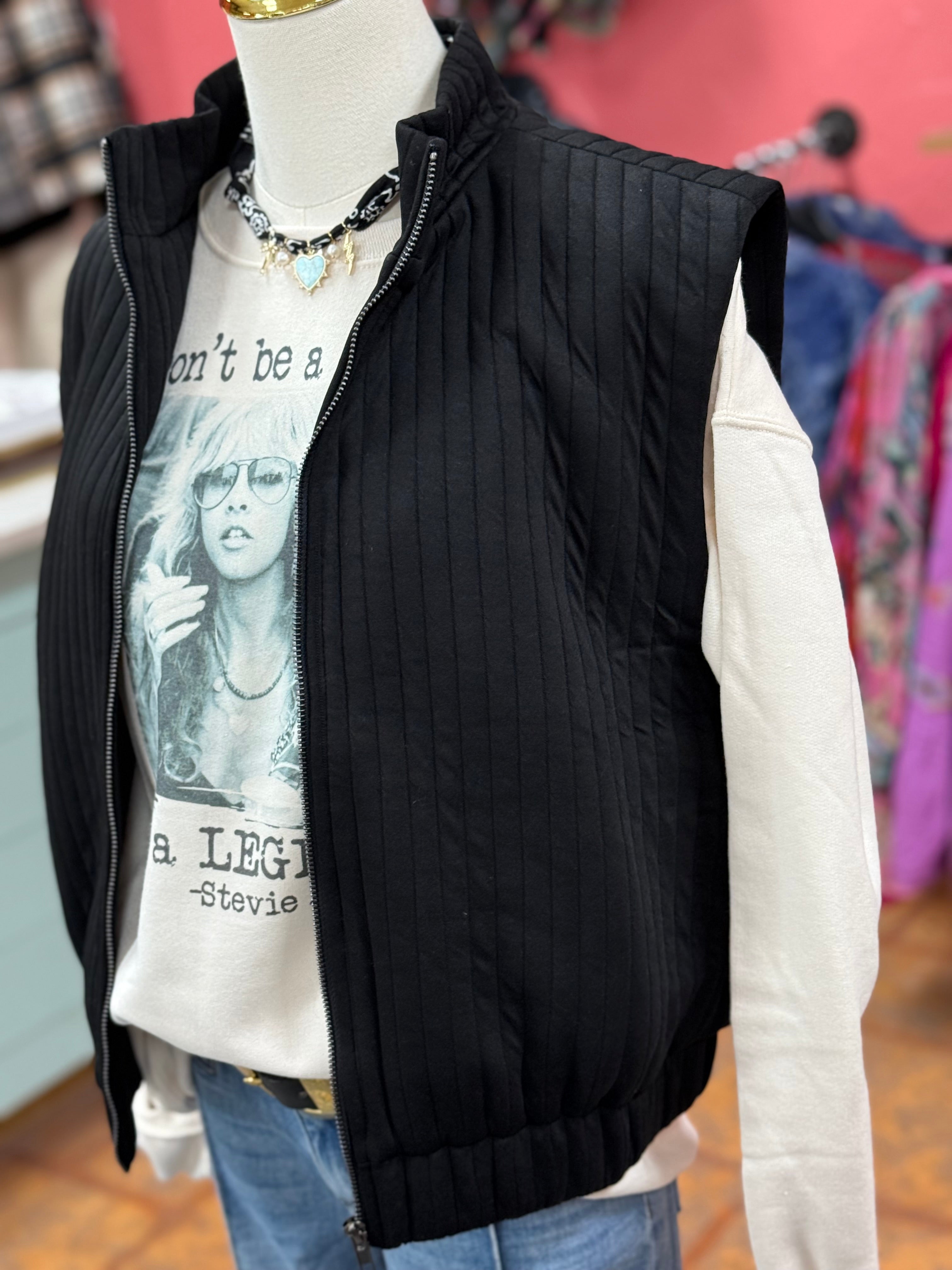 Peggie Textured Vest