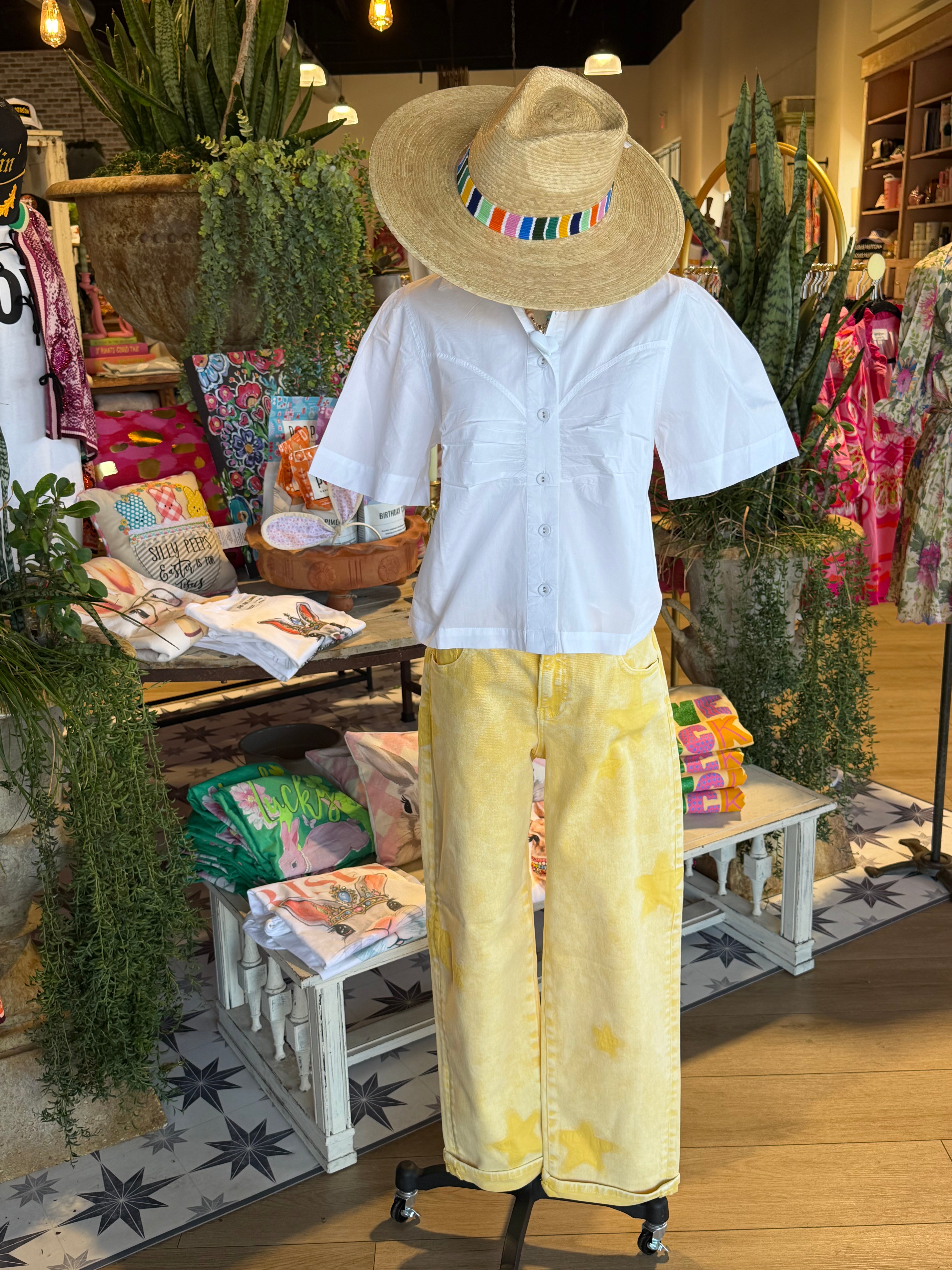 Boyfriend Jean- Yellow
