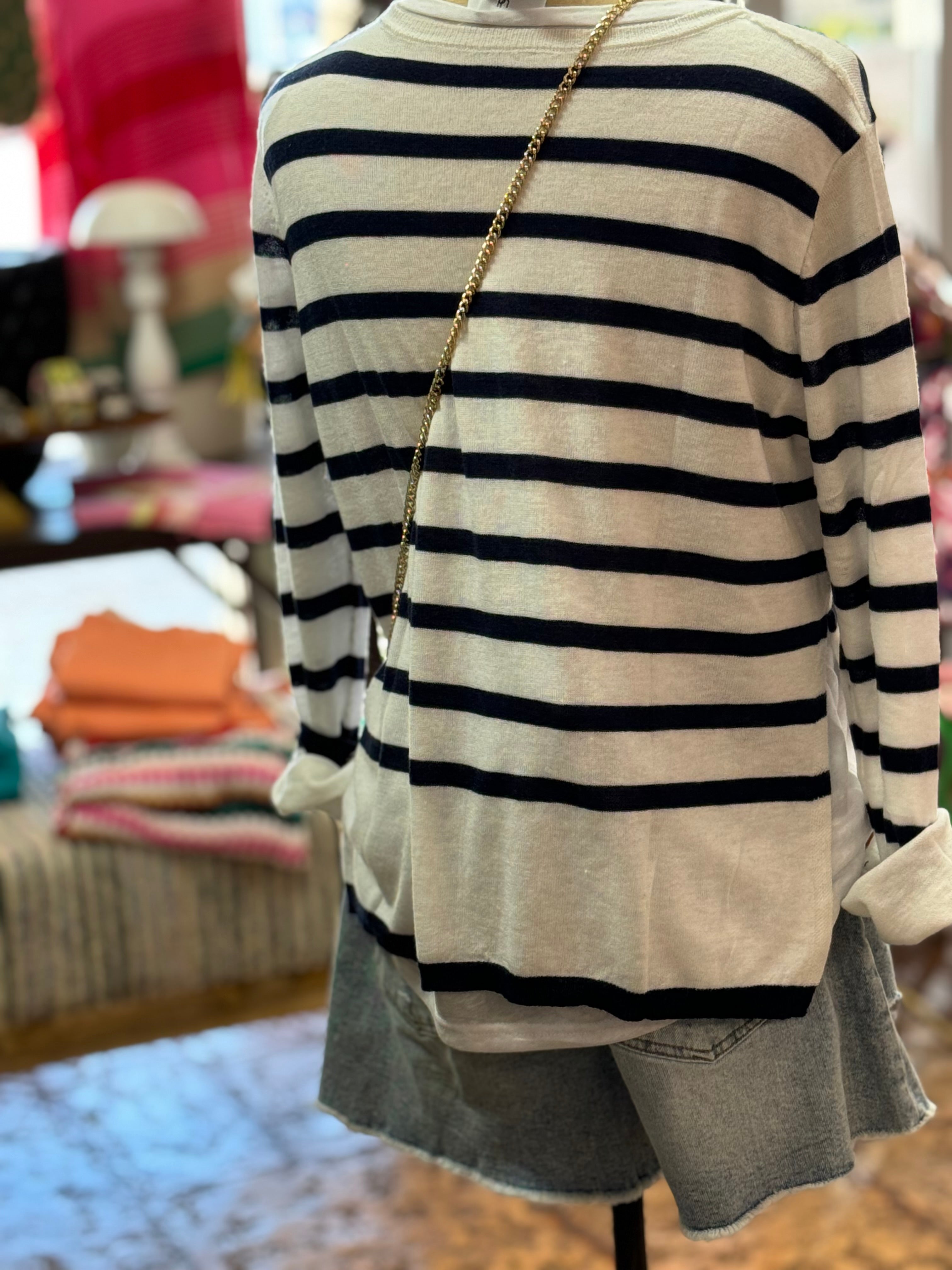 Nautical Knit Top