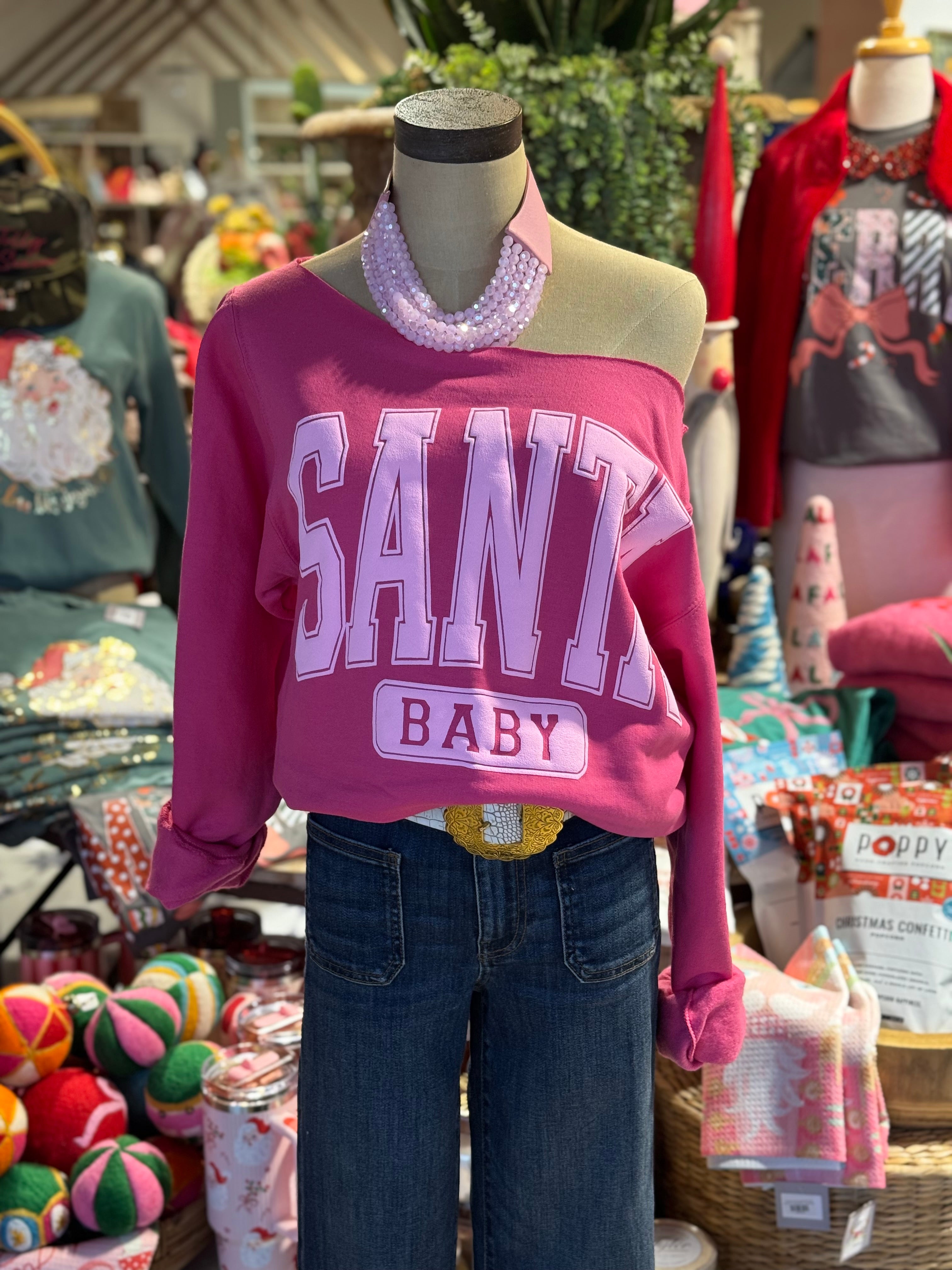 Santa Baby Sweatshirt (2 Colors)