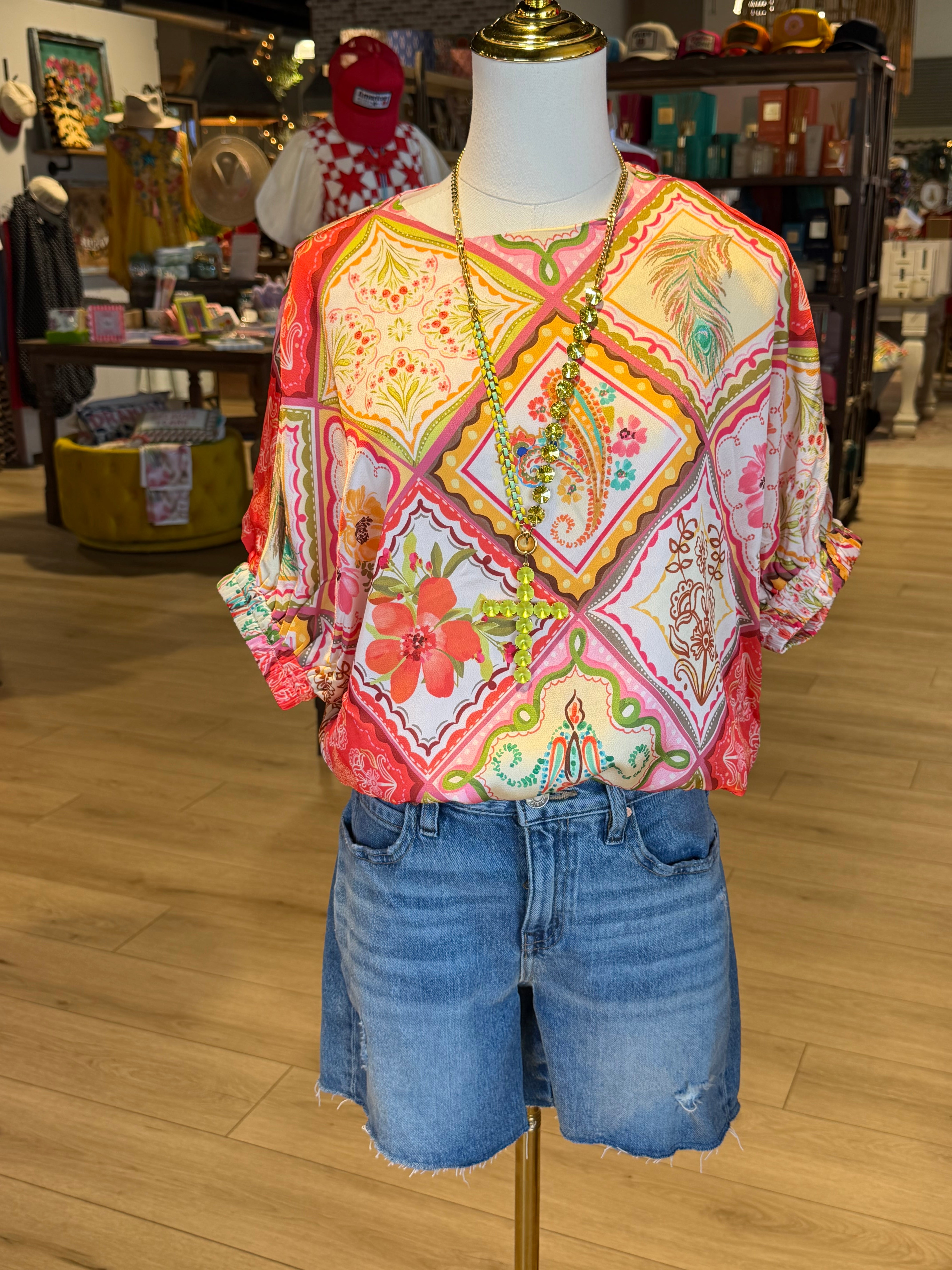 Flora Floral Top
