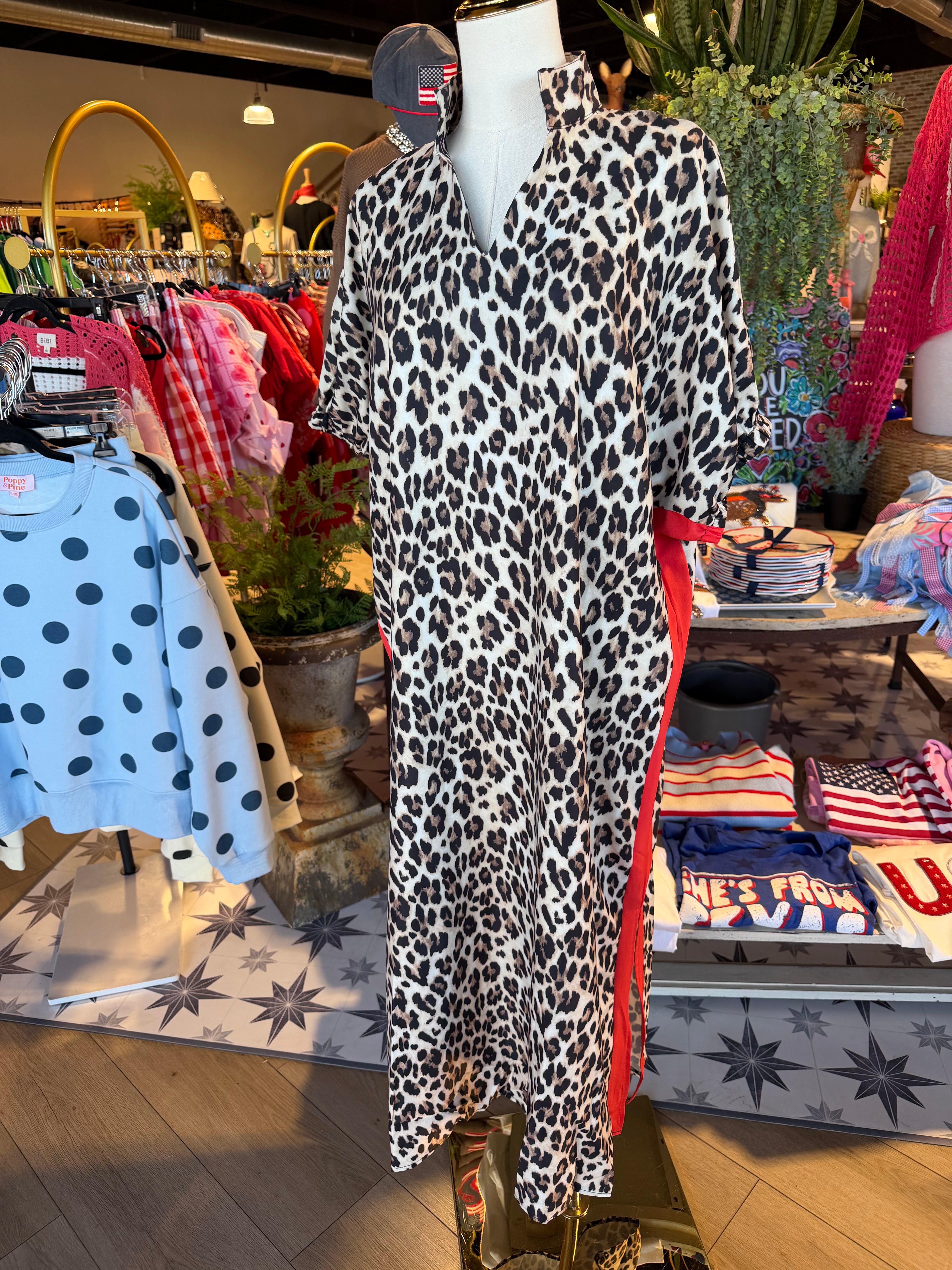 Lydia Leopard Dress