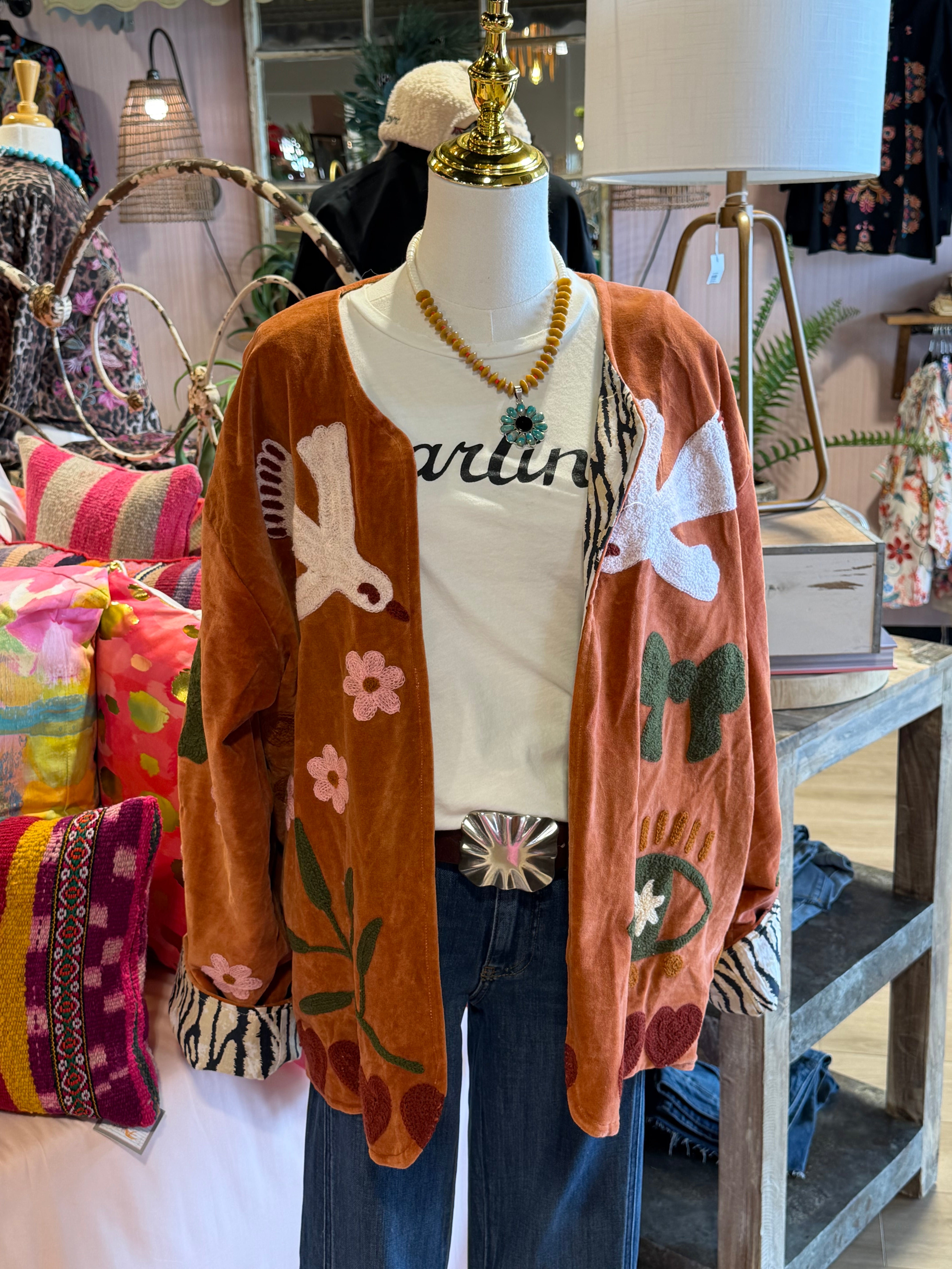 Flying High Velvet Jacket