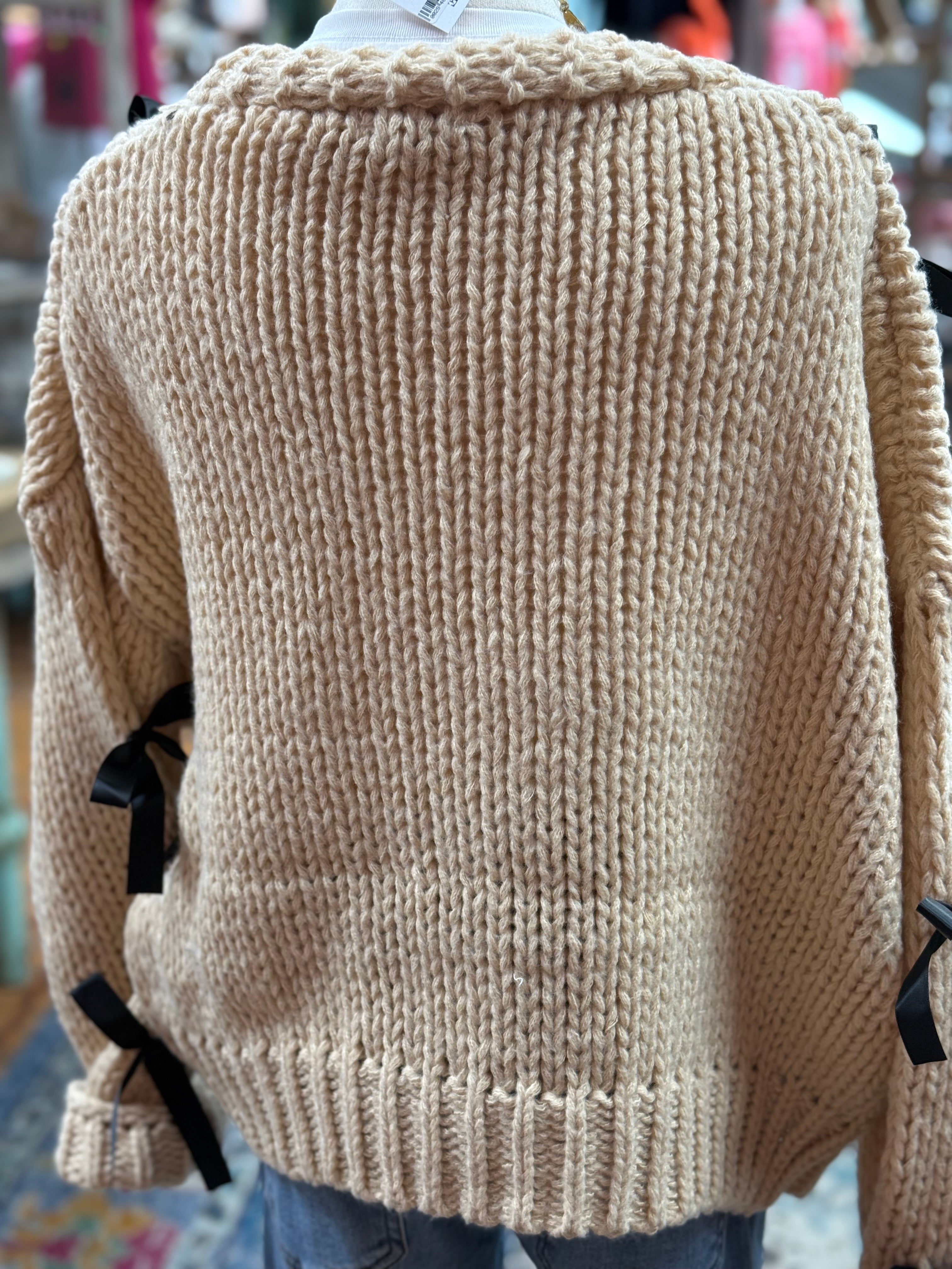 Penelope Bow Cardigan