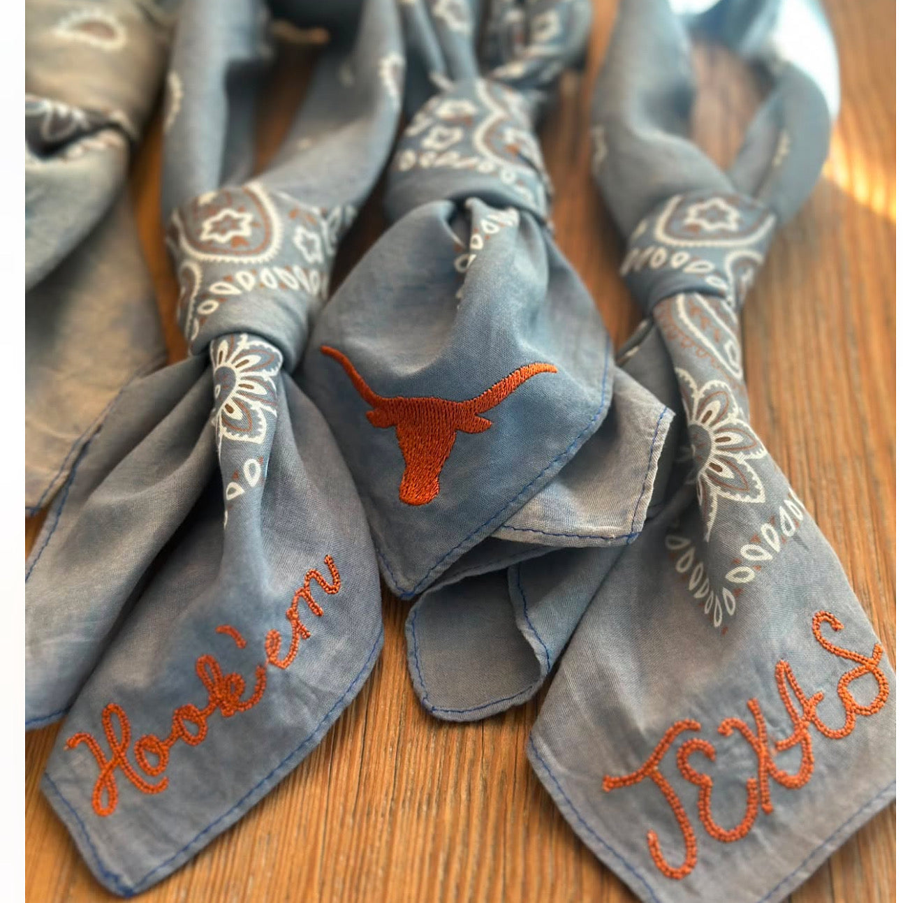 Game Day Embroidered Scarves