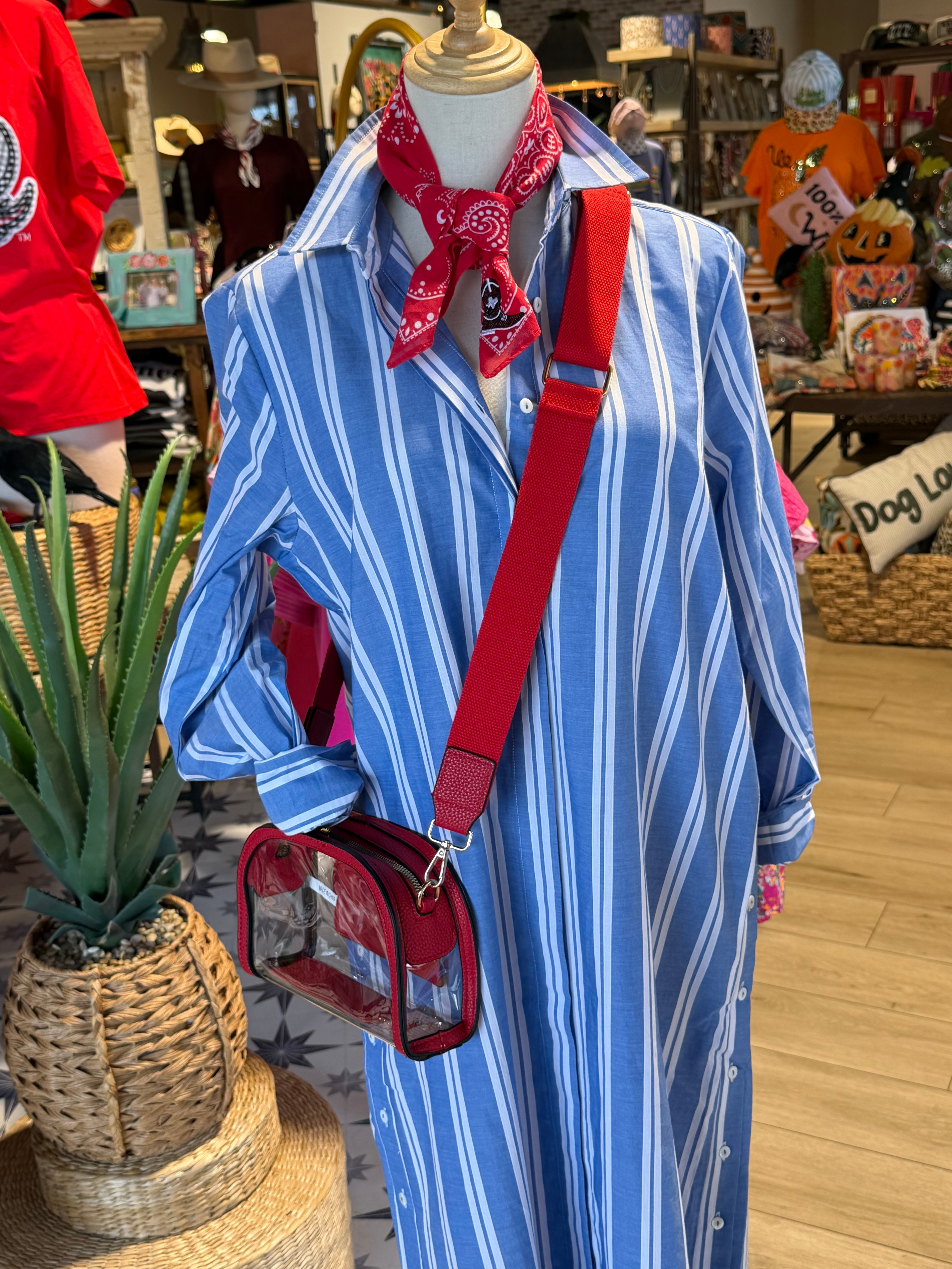 Long Lines Shirt Dress