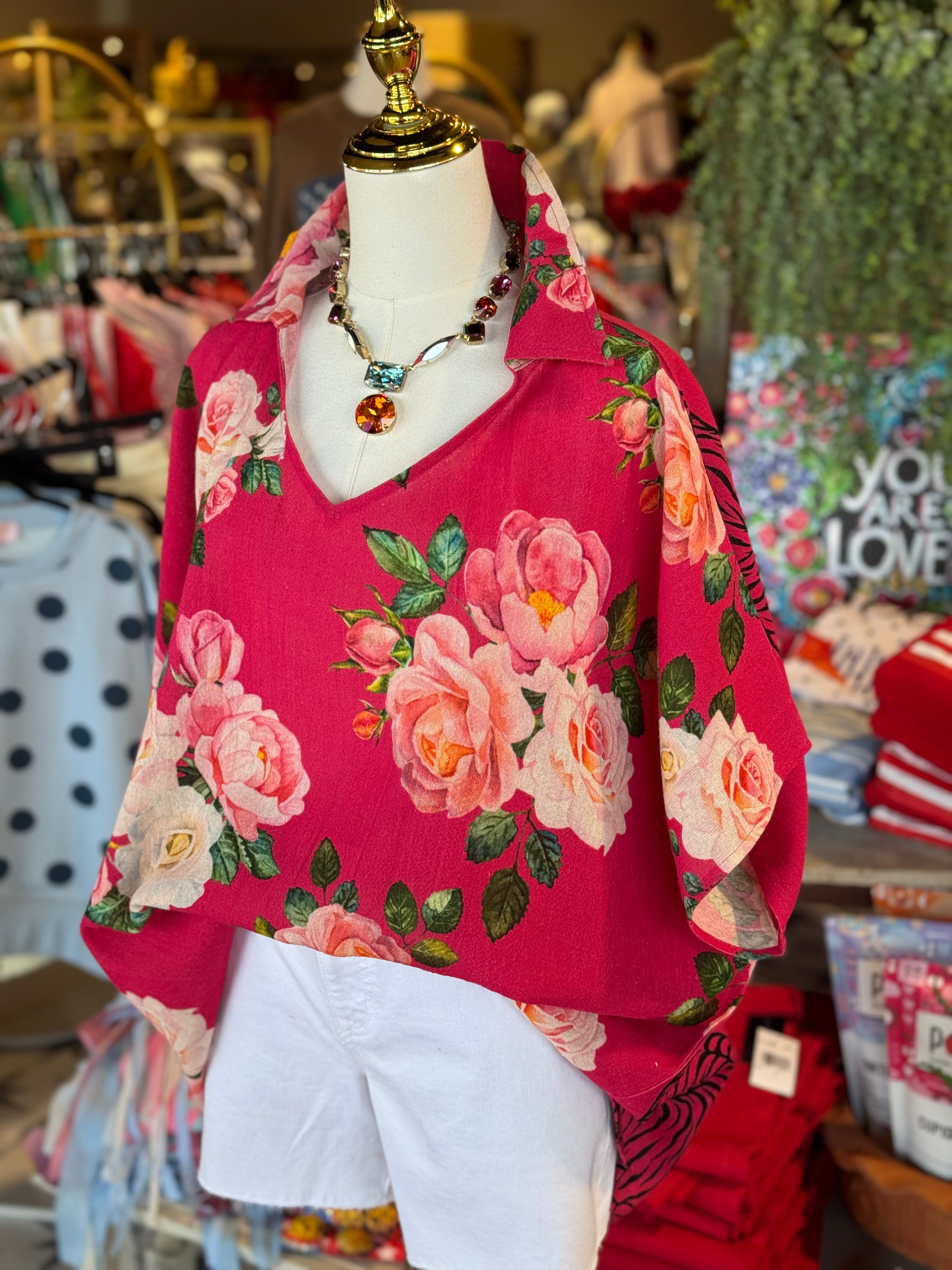 Madeline Floral/Tiger Top