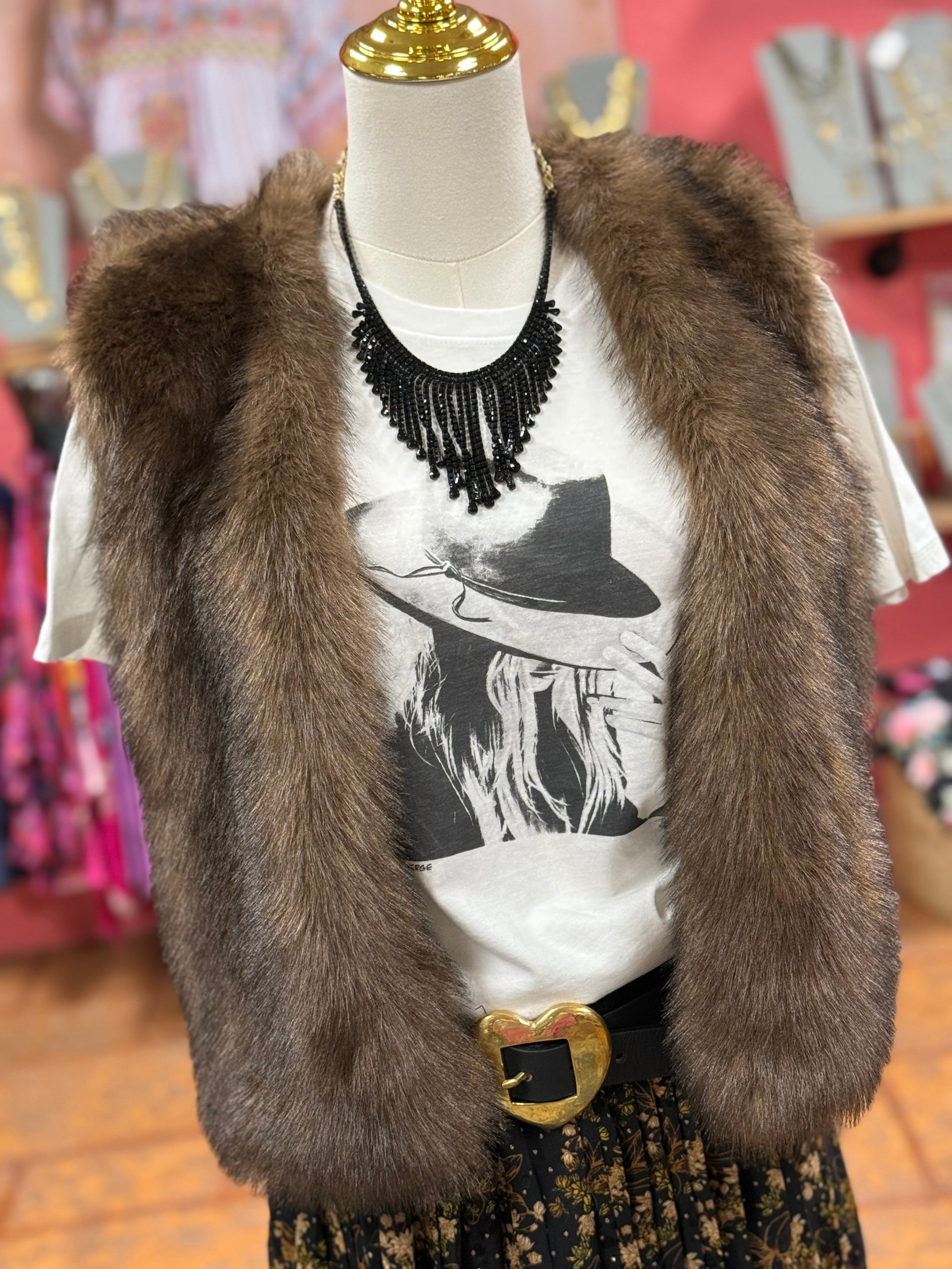 Roxy Fur Vest