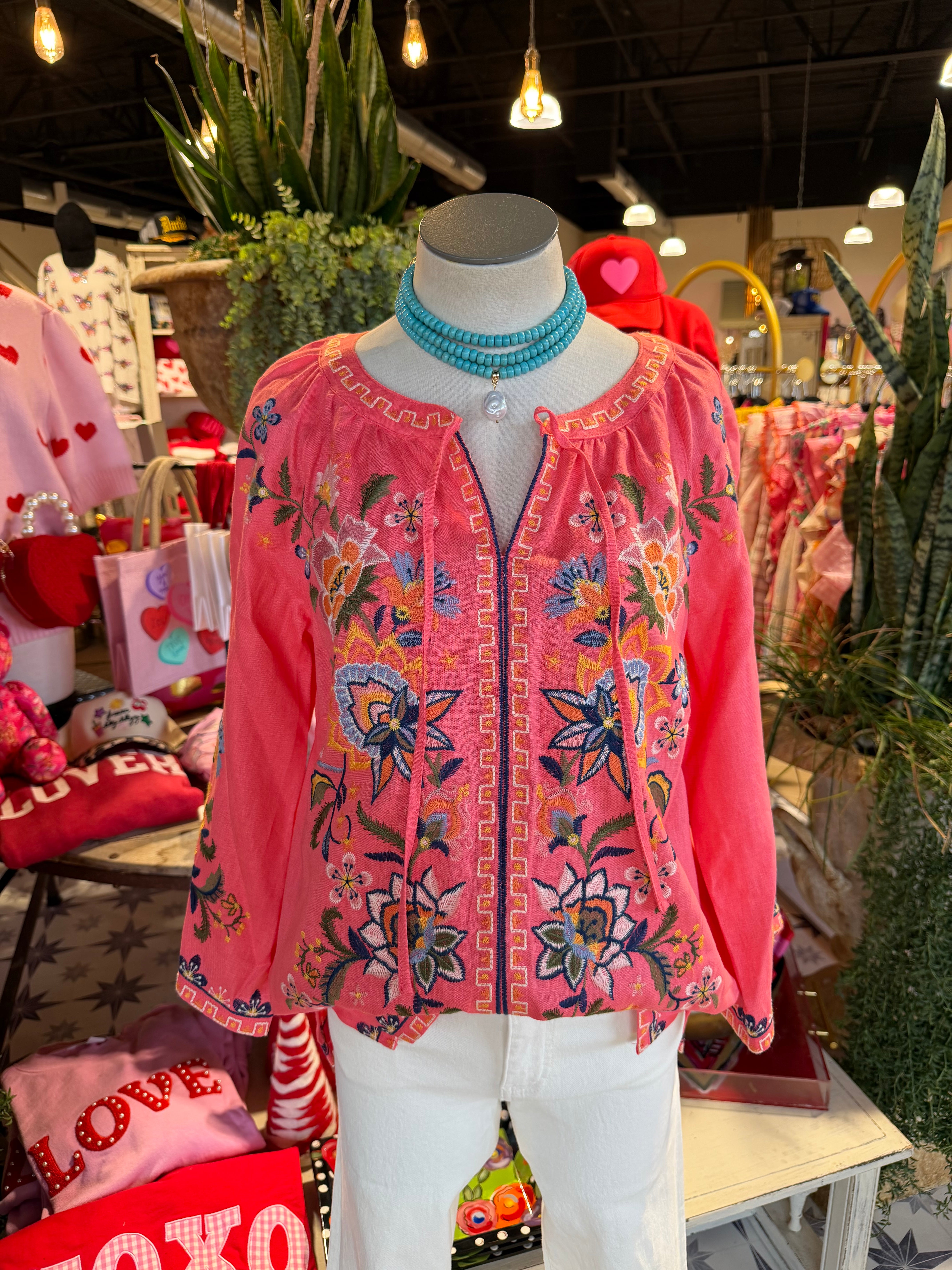 Blakely Embroidered Top