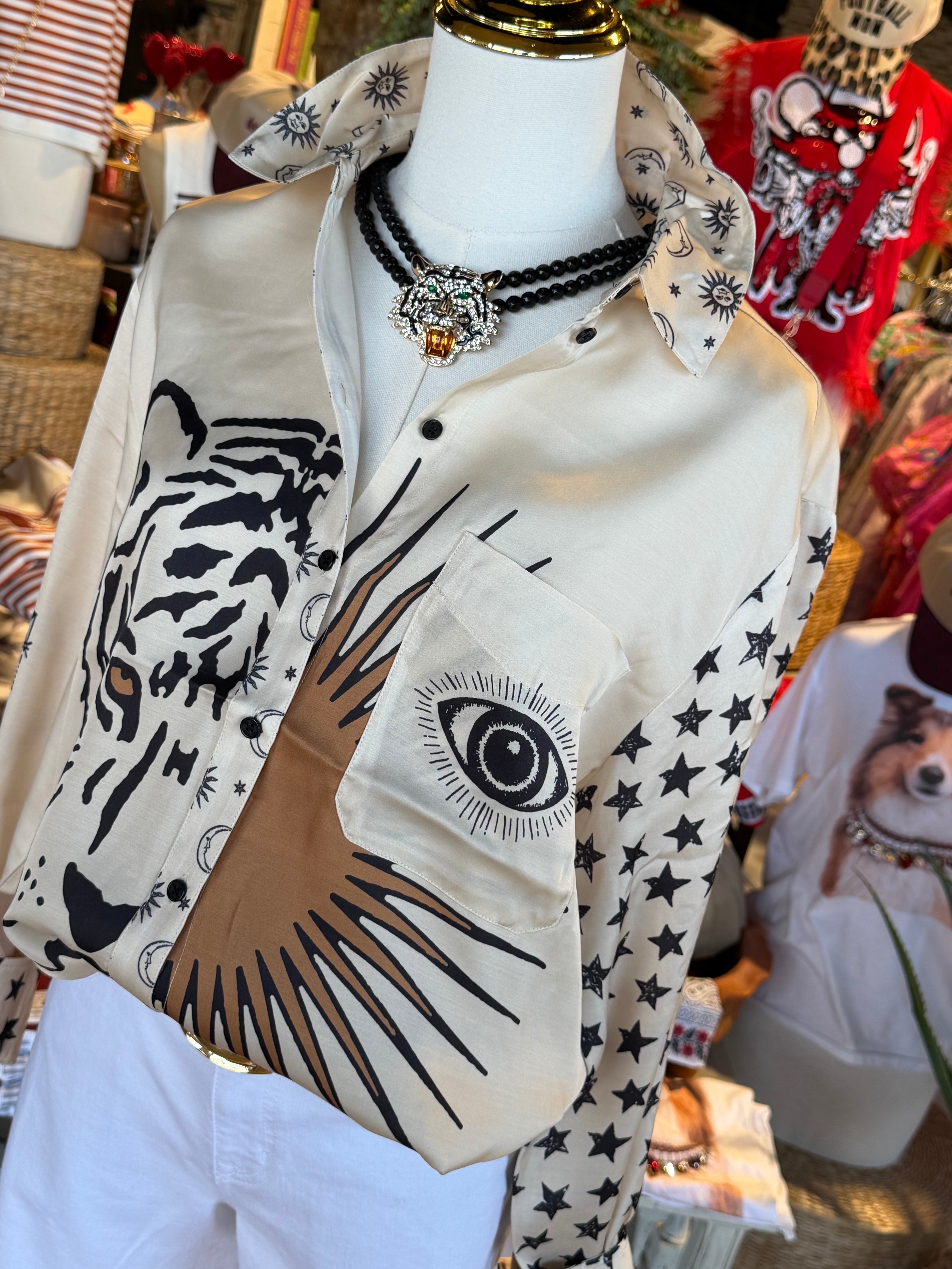 Camilla Printed Blouse