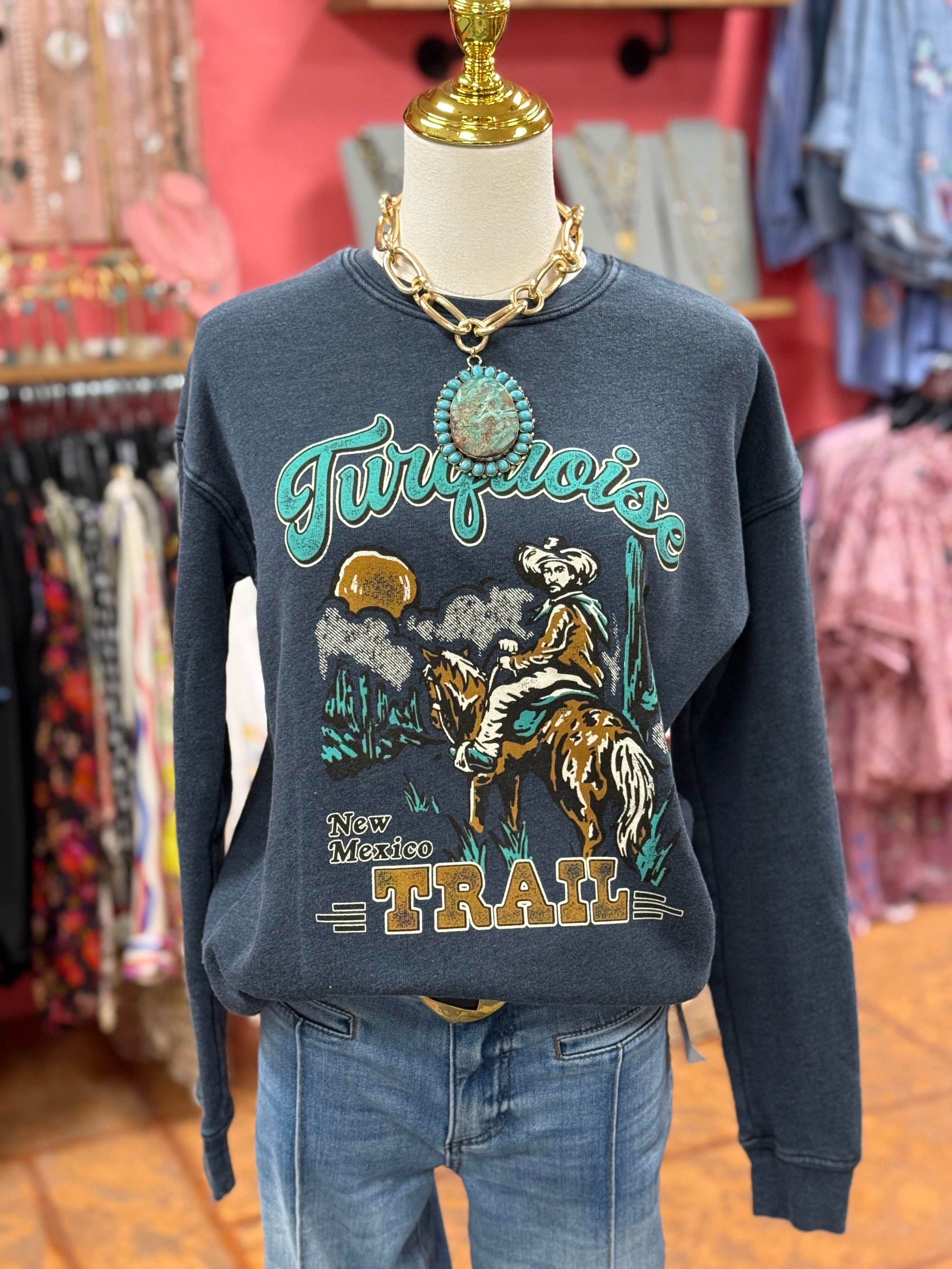 Turquoise Trail (Navy)