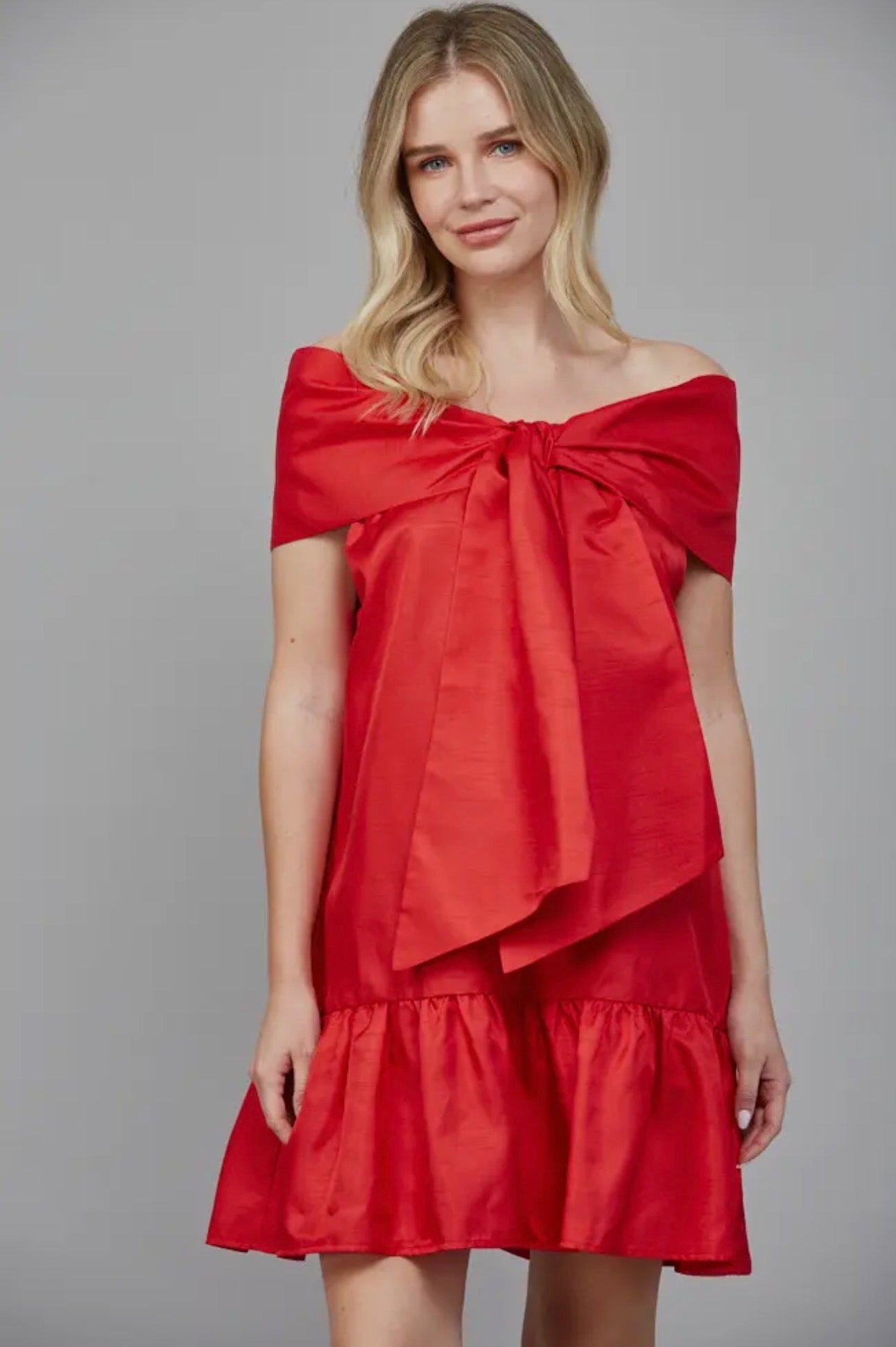 Red Bow Dress
