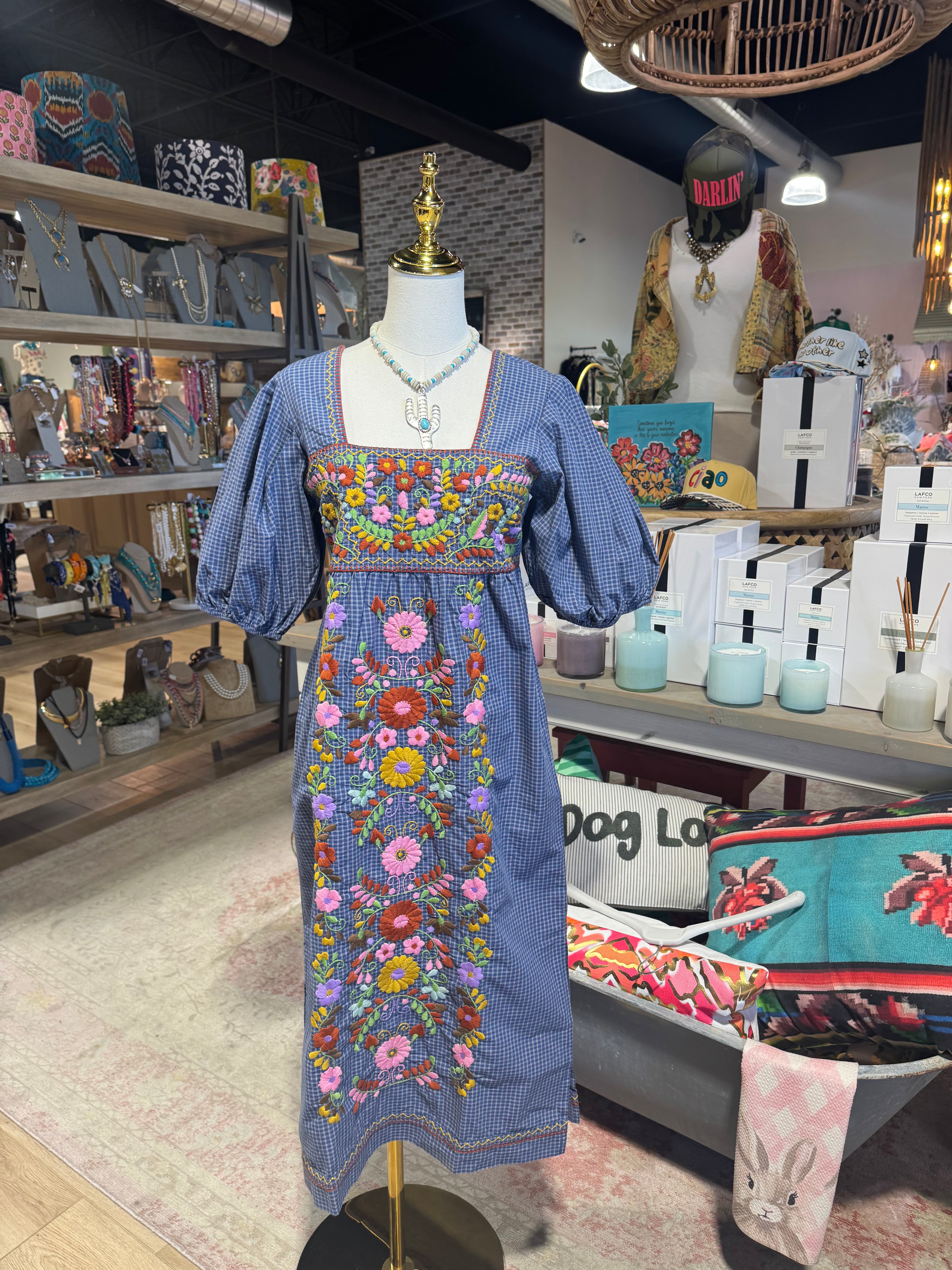 Tina Embroidery Dress
