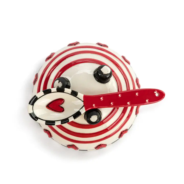 Holiday Heart Candy Dish
