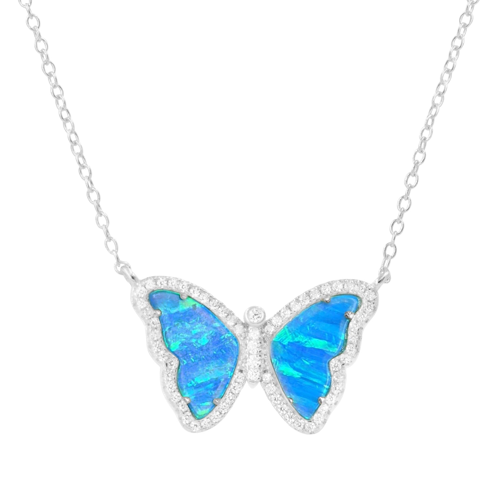 Opal Butterfly Necklaces (Styles)