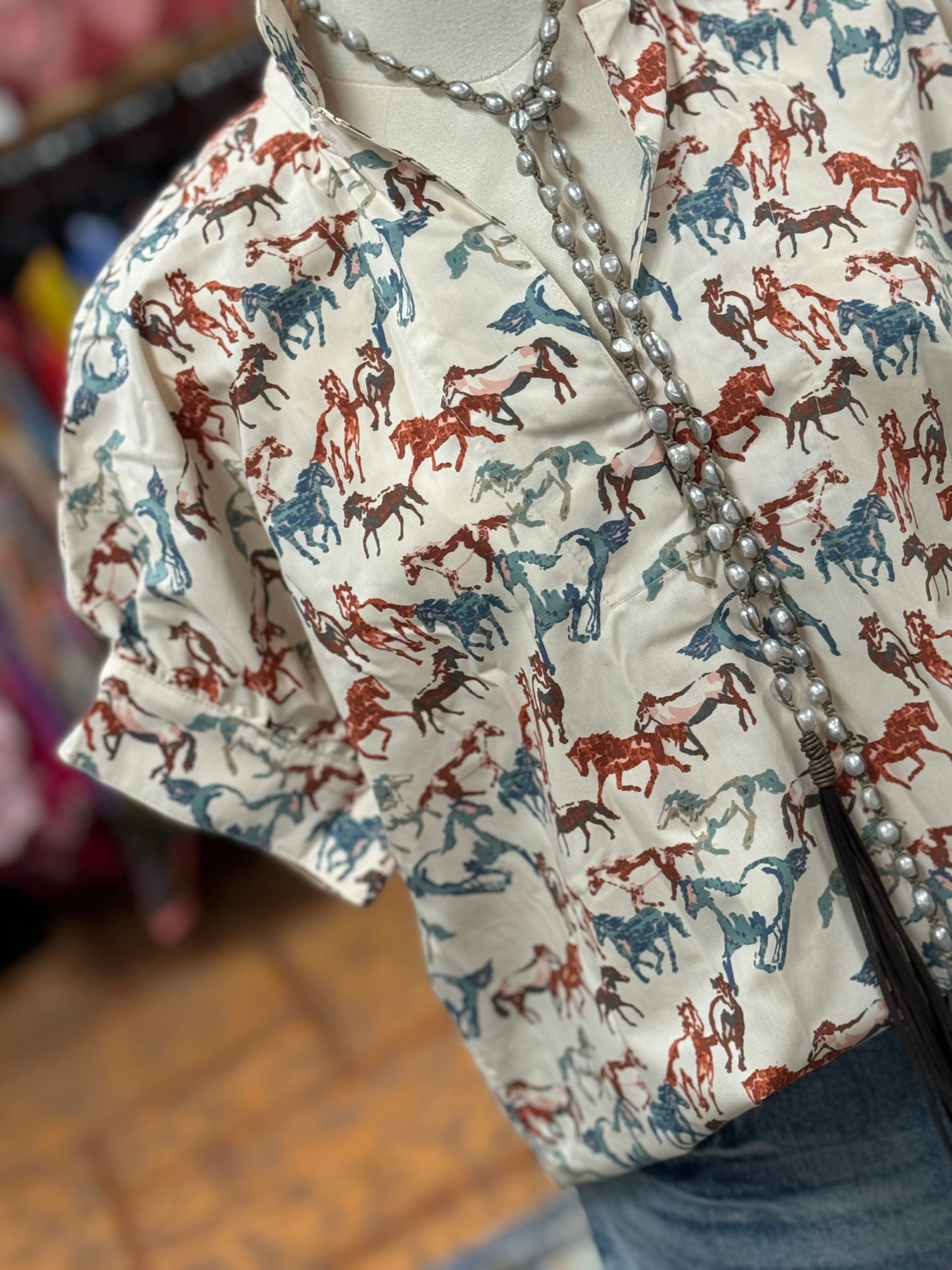 Wild Horses Top