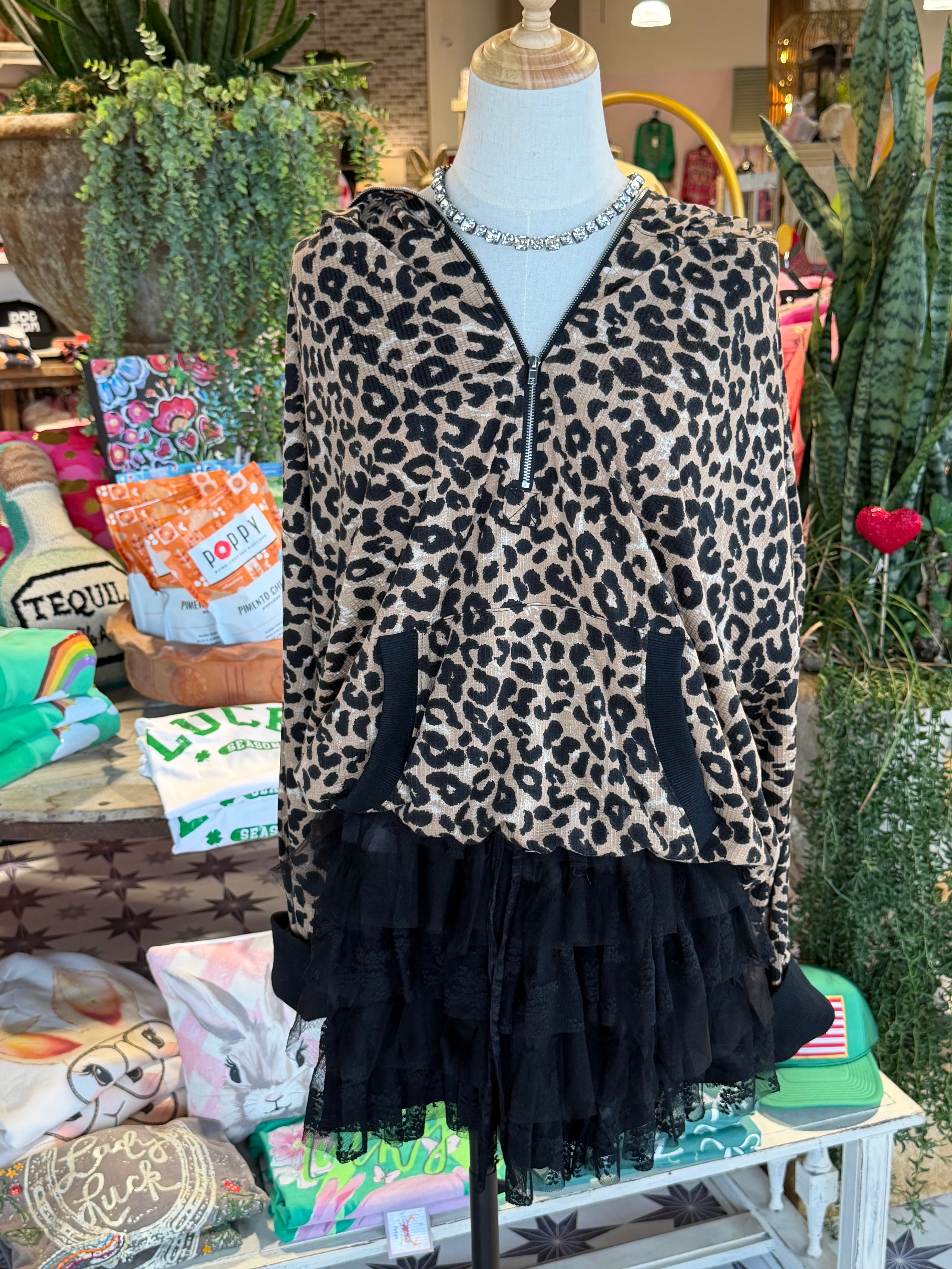 Kenzie Leopard Hoodie