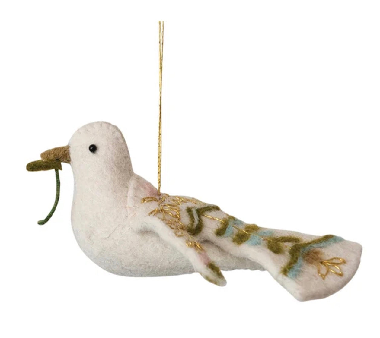 Felt Dove Ornament
