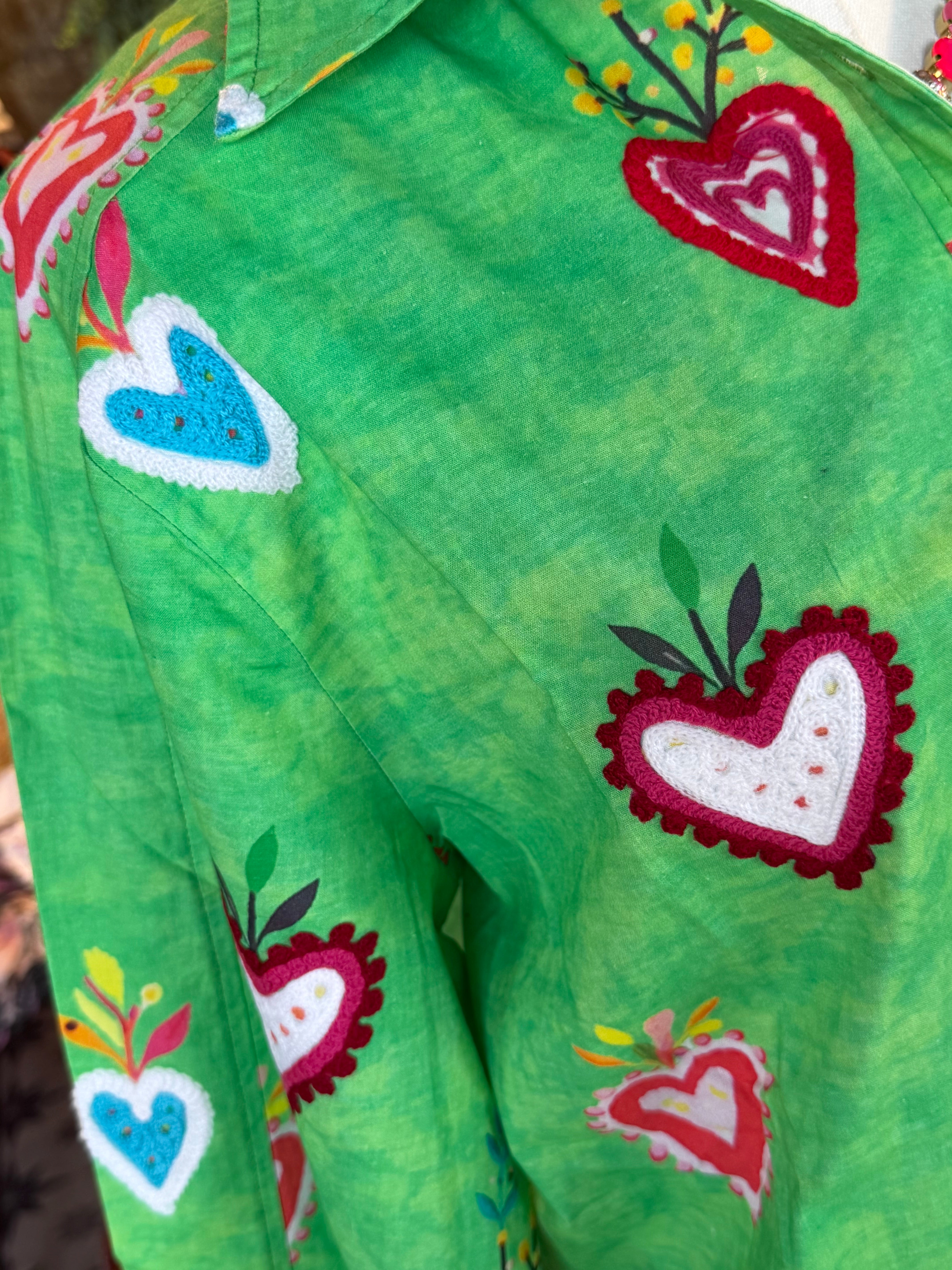 Corazon Button Up