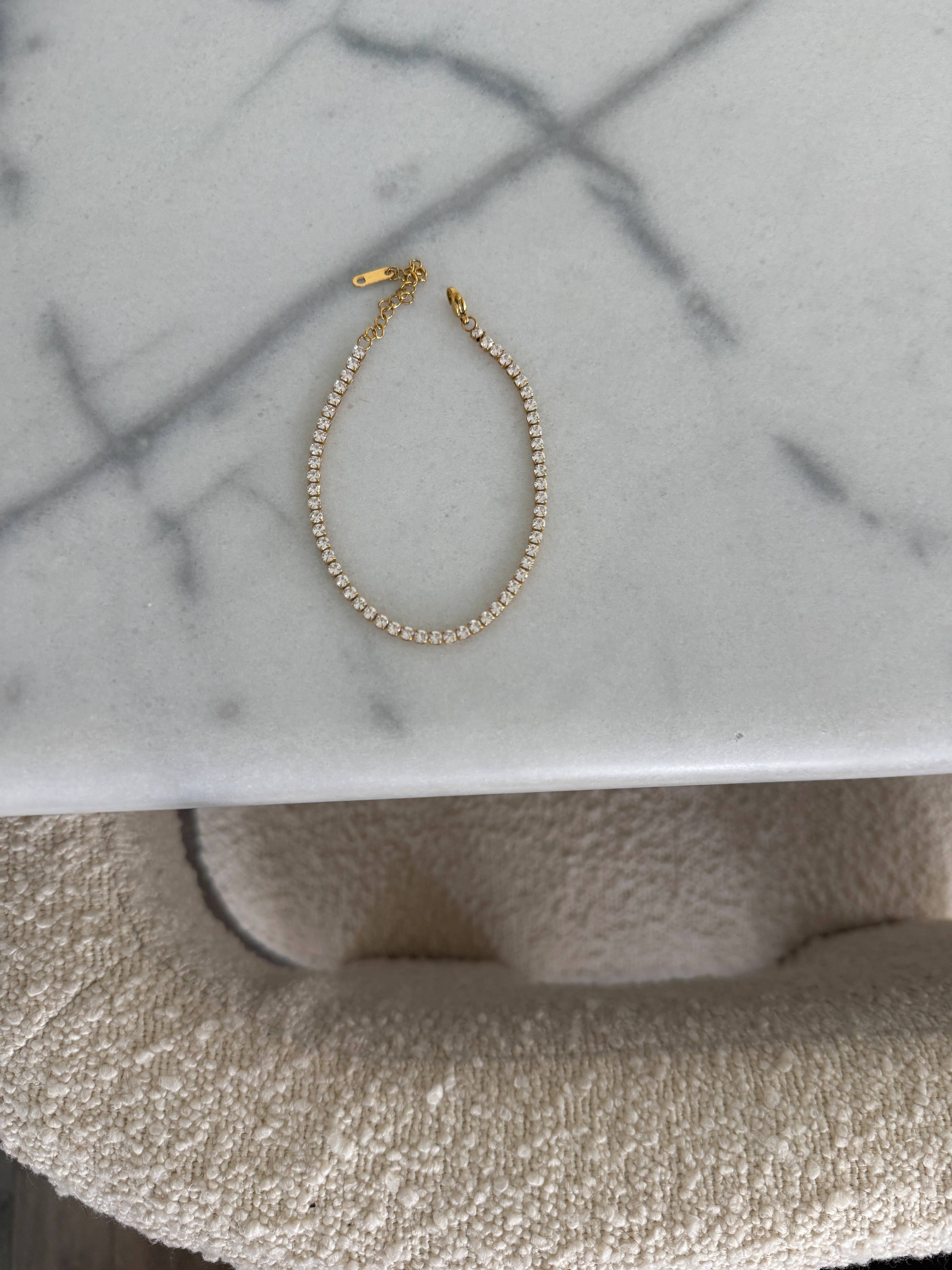 Margo Rhinestone Anklet