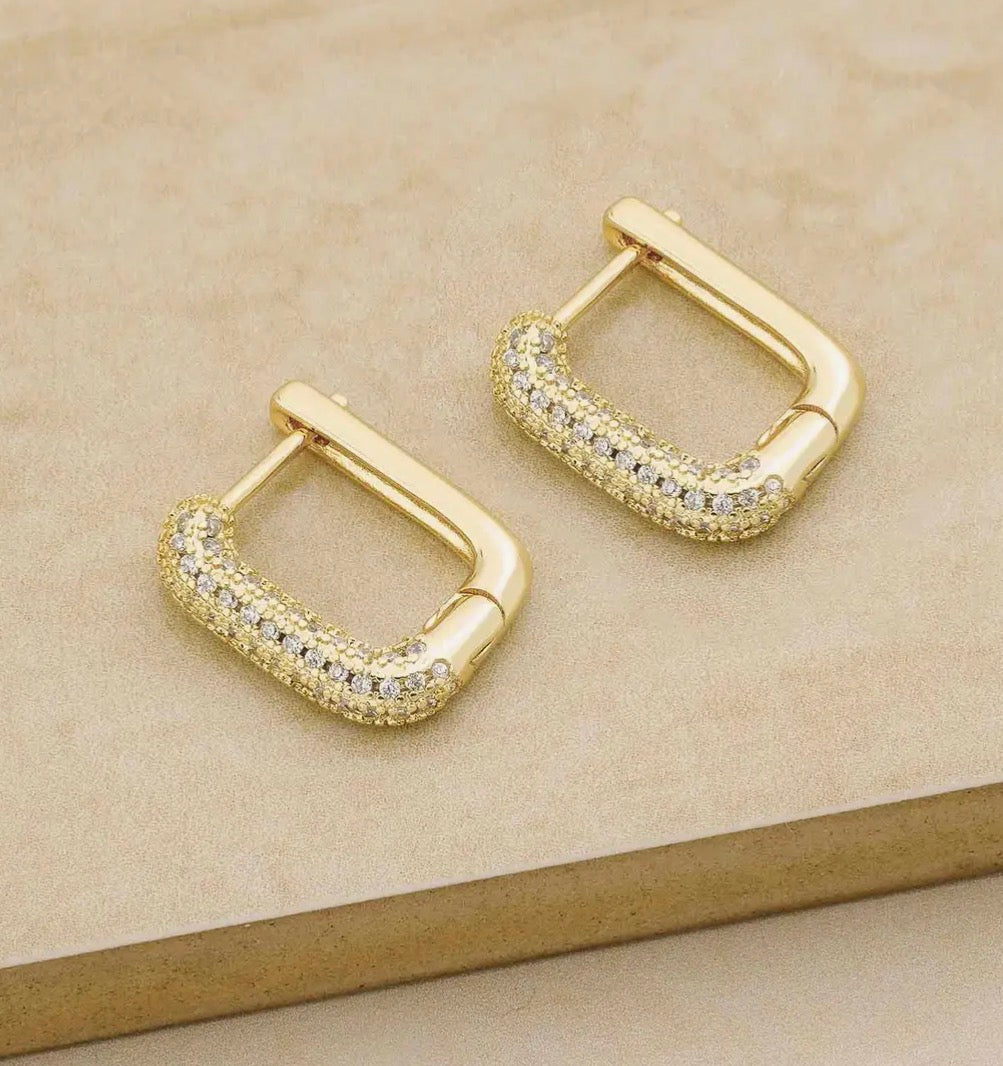 Petite Pave Huggies