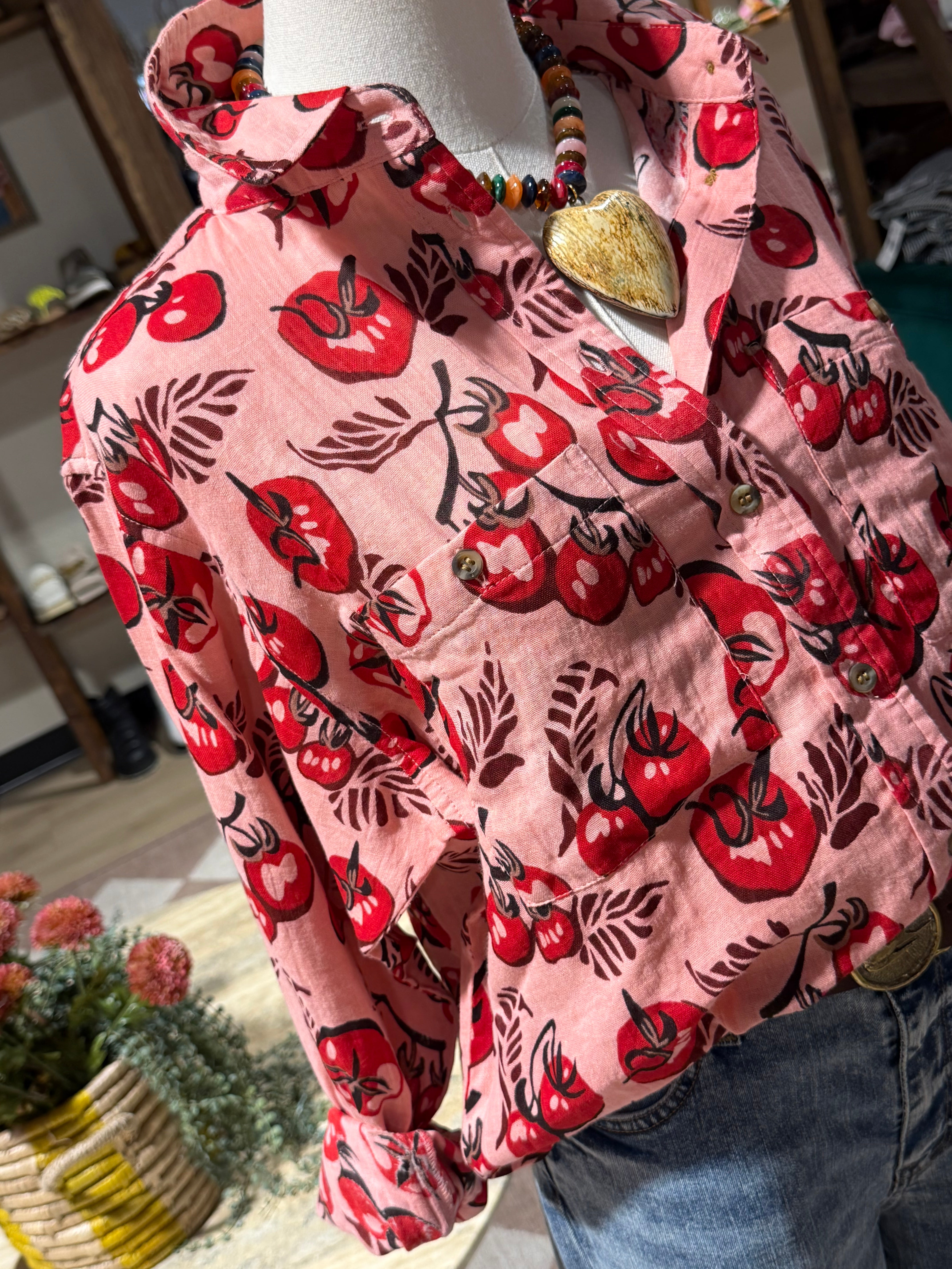 Tomato Cotton Top