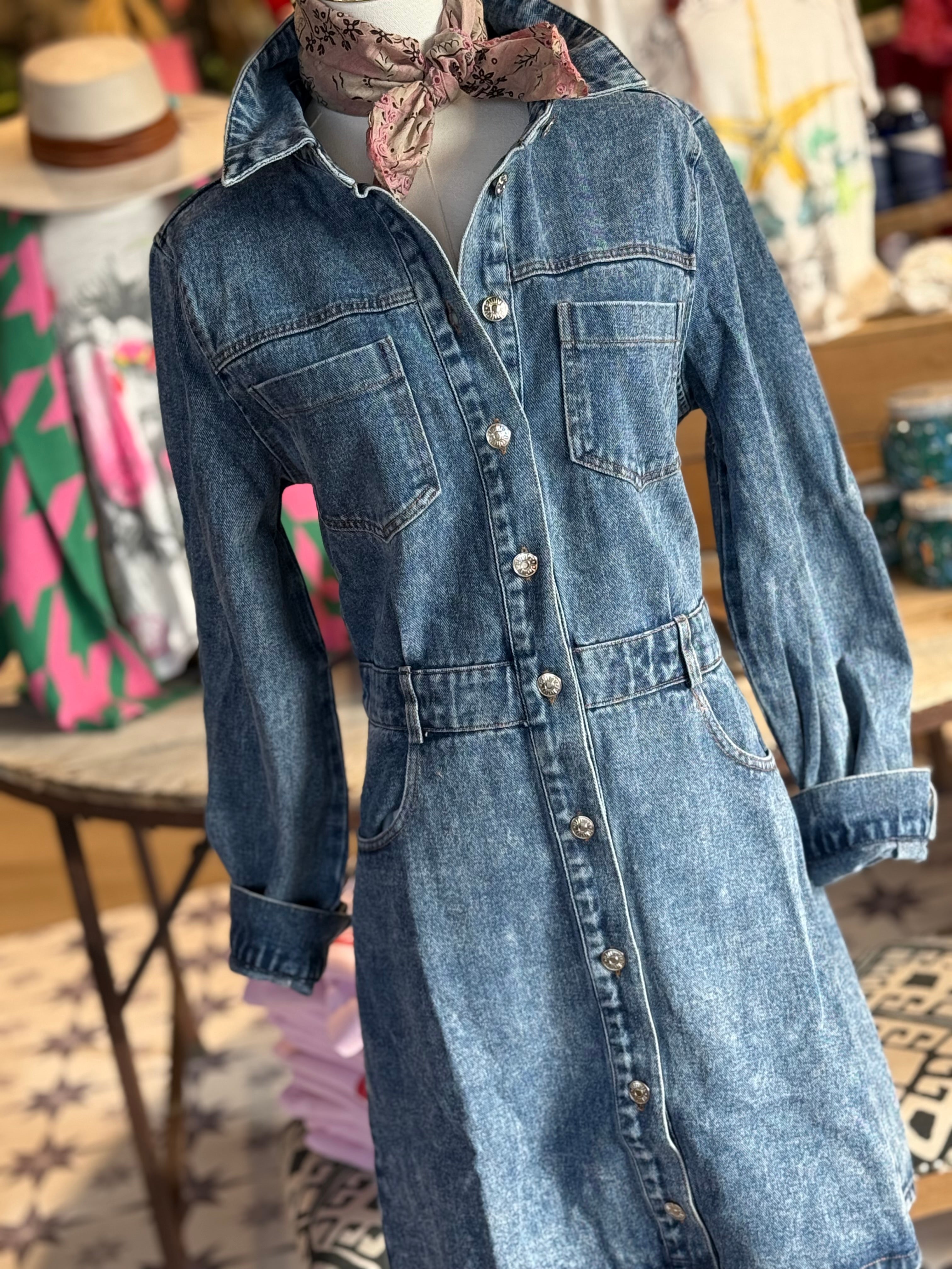 Cowgirl Denim Dress