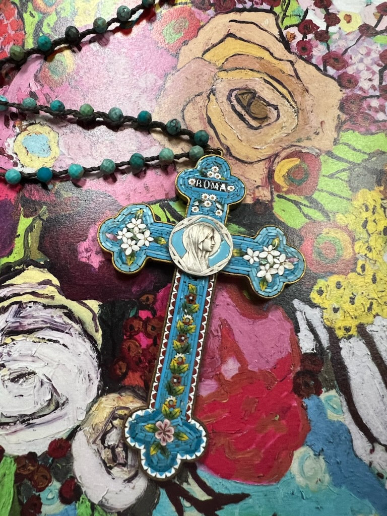 Italian Cross Necklace