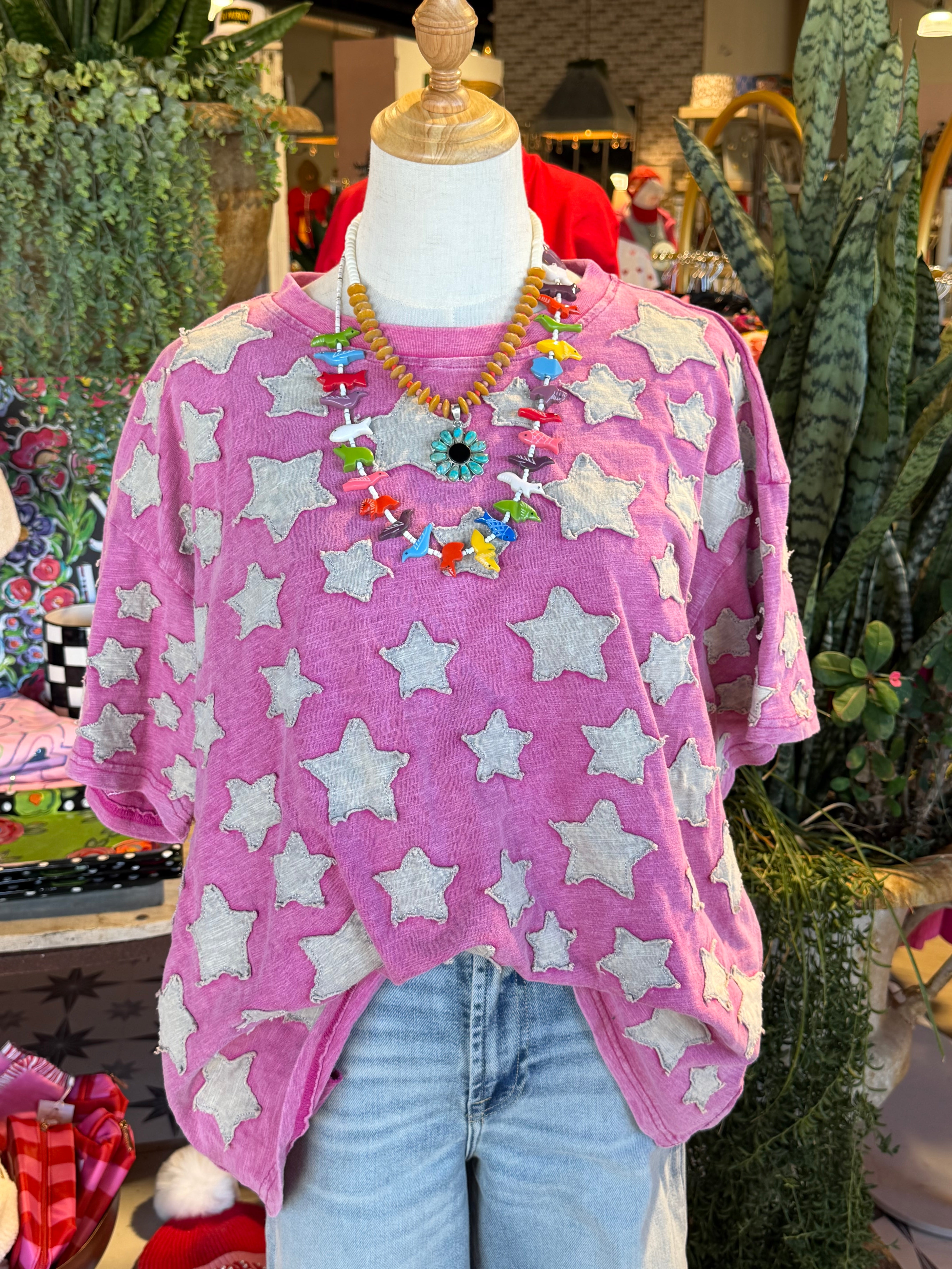 Pink Skies Star Tee***