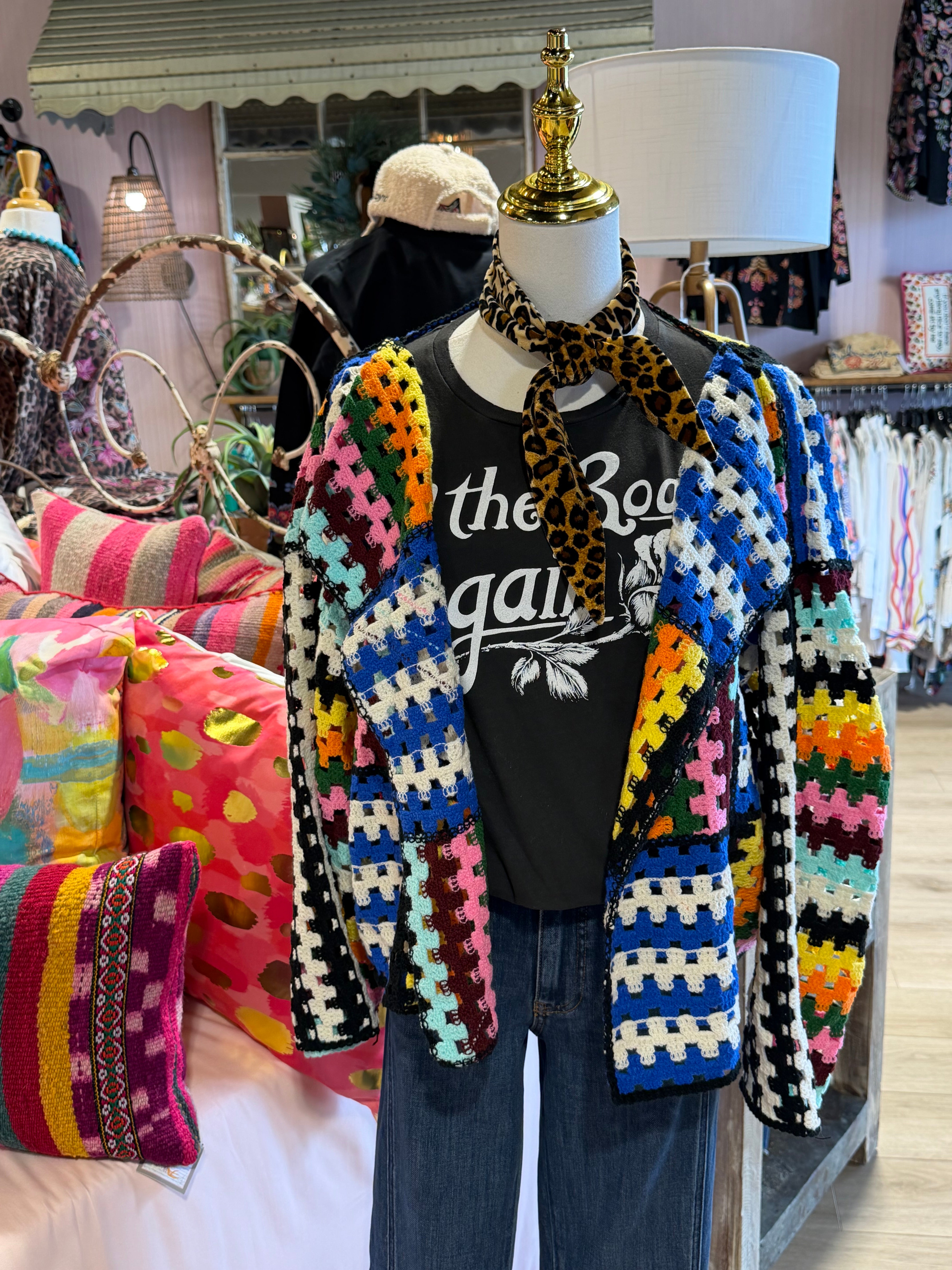 Magpie Crochet Cardigan