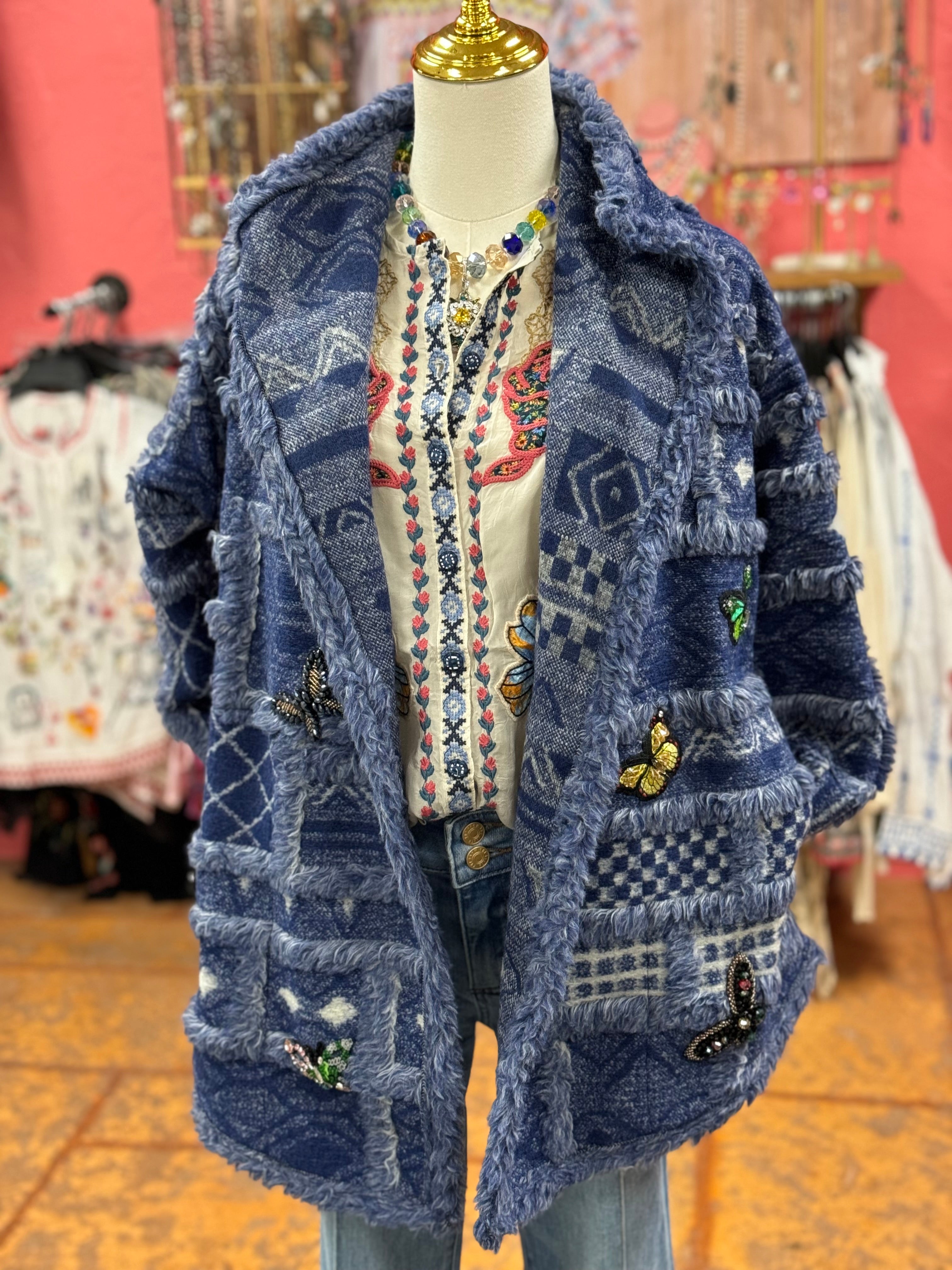 Patchwork Butterfly Jacket