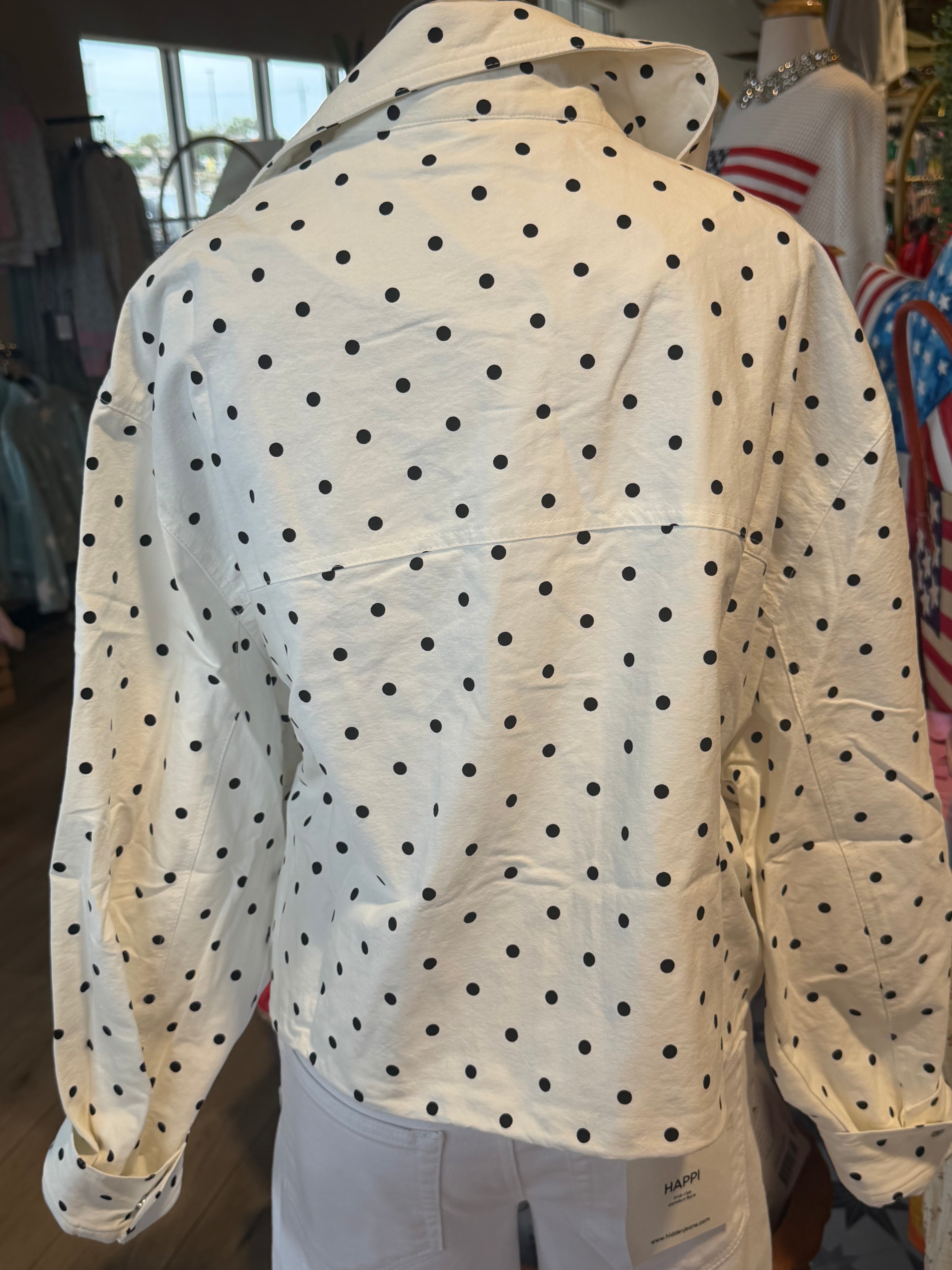 Polka Dot Summer Jacket