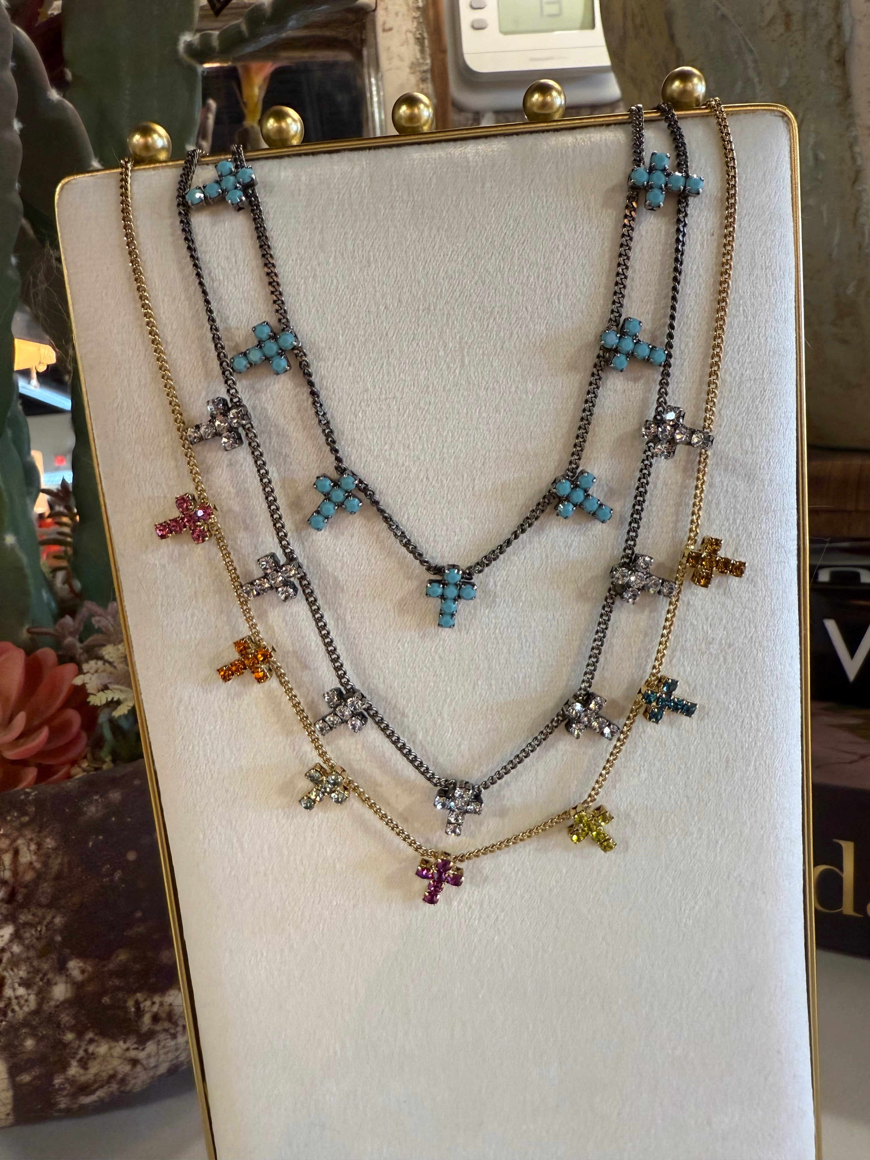 Multi Cross Necklace