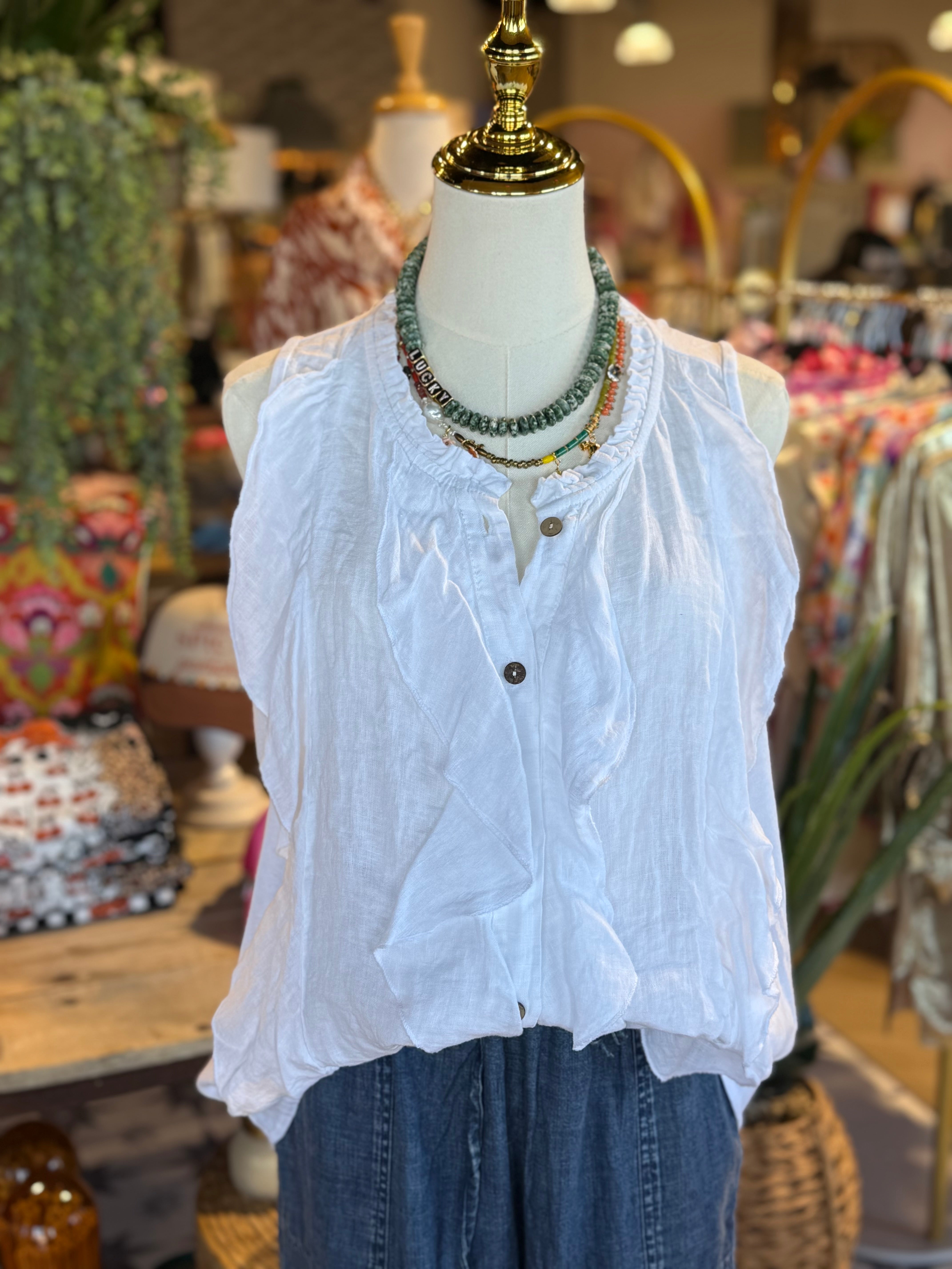 Kimberly Ruffle Tank